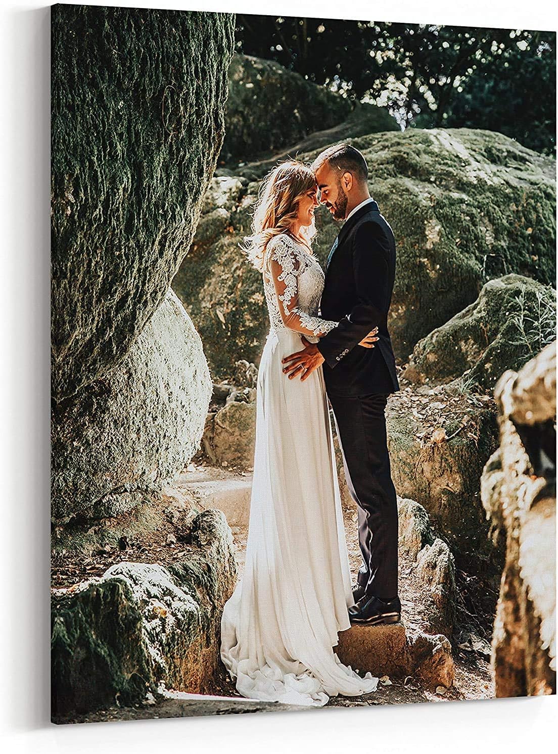 Personalized Custom Canvas Prints: Photo On Canvas (Framed 24X36) Transform Your Photos Into Stunning Framed Wall Art Digitally