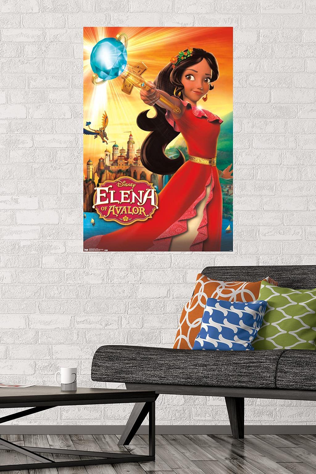 Trends International Disney Elena Of Avalor - One Sheet Wall Poster, 22.375'' X 34'', Premium Poster & Mount Bundle