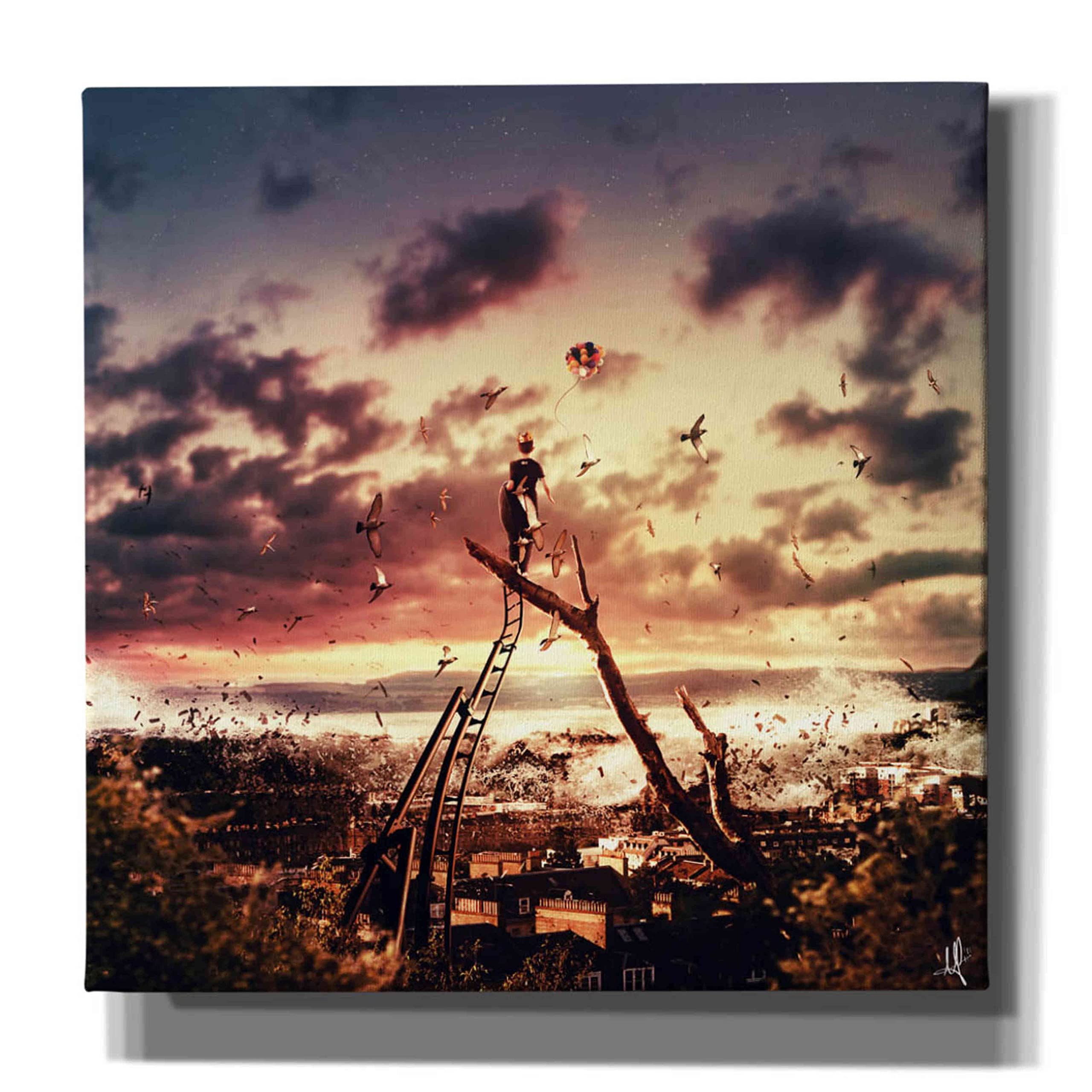 Cortesi Home 'King For A Day' By Mario Sanchez Nevado, Canvas Wall Art, 26''X26''