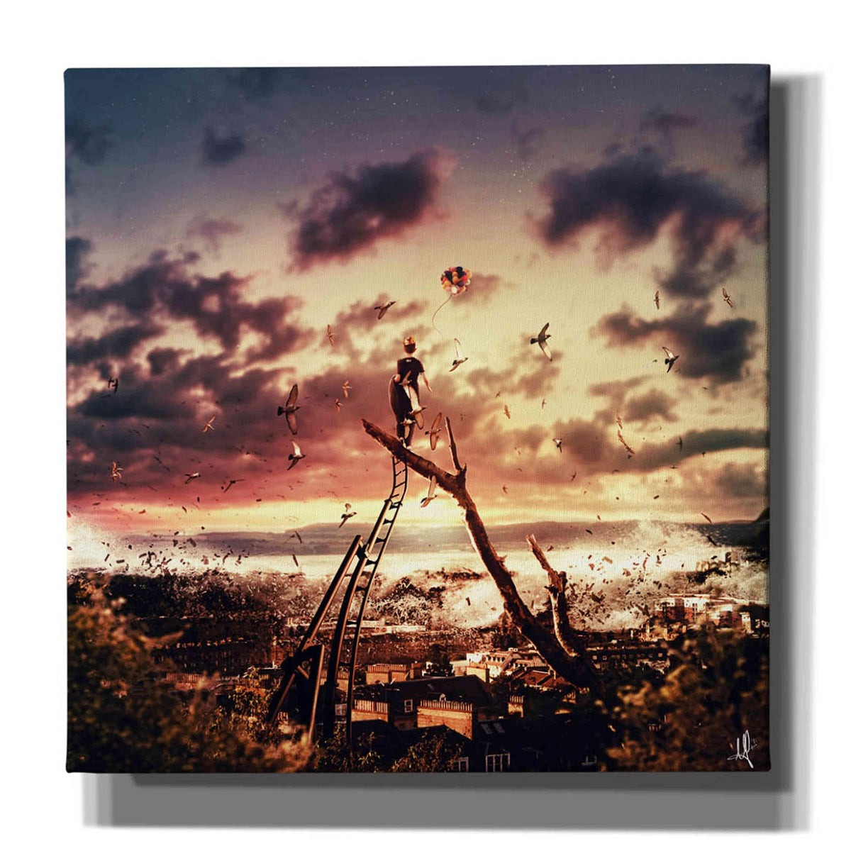 Cortesi Home 'King For A Day' By Mario Sanchez Nevado, Canvas Wall Art, 26''X26''