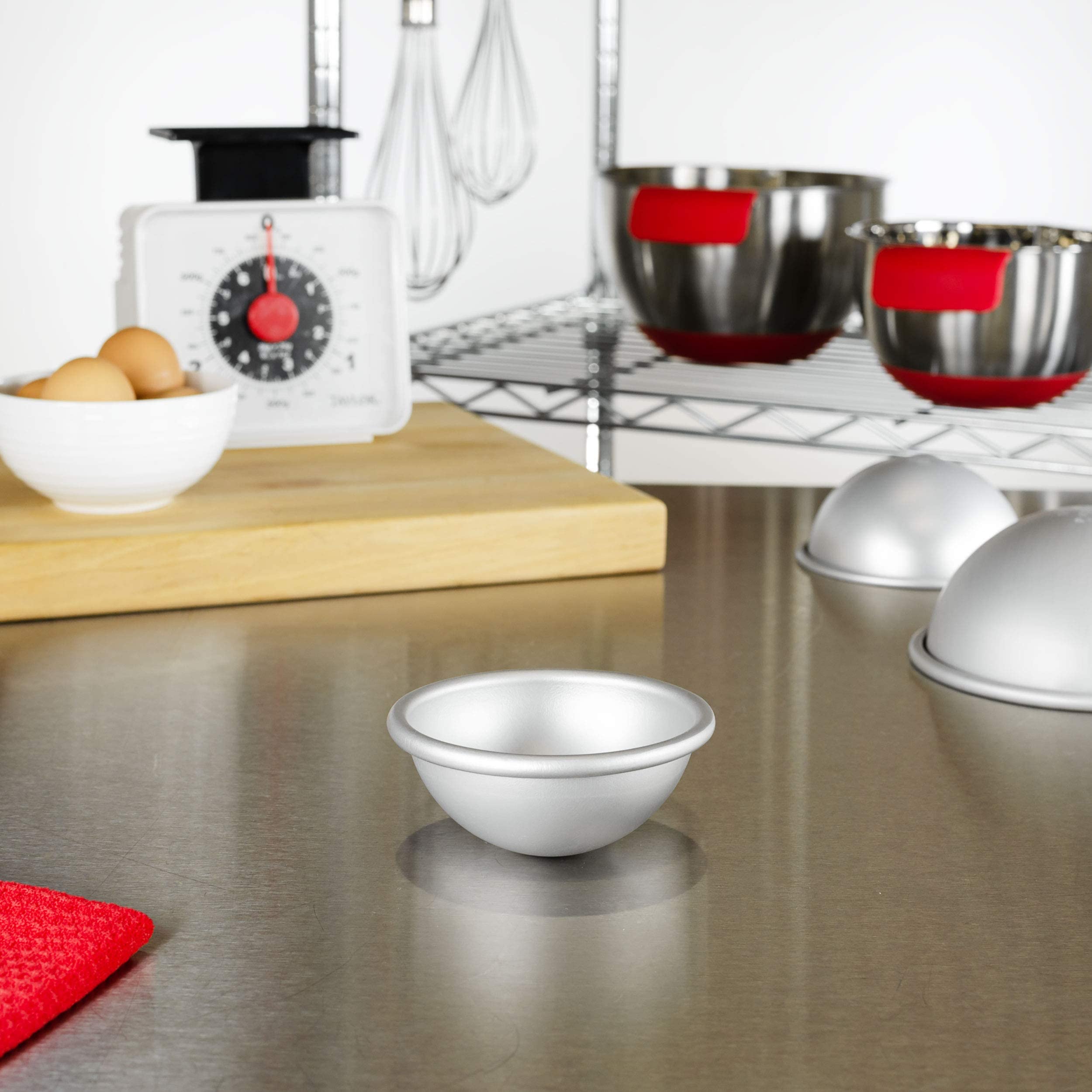 Fat Daddios Pha-35 Anodized Aluminum Hemisphere Pan, 35 X 175 Inch