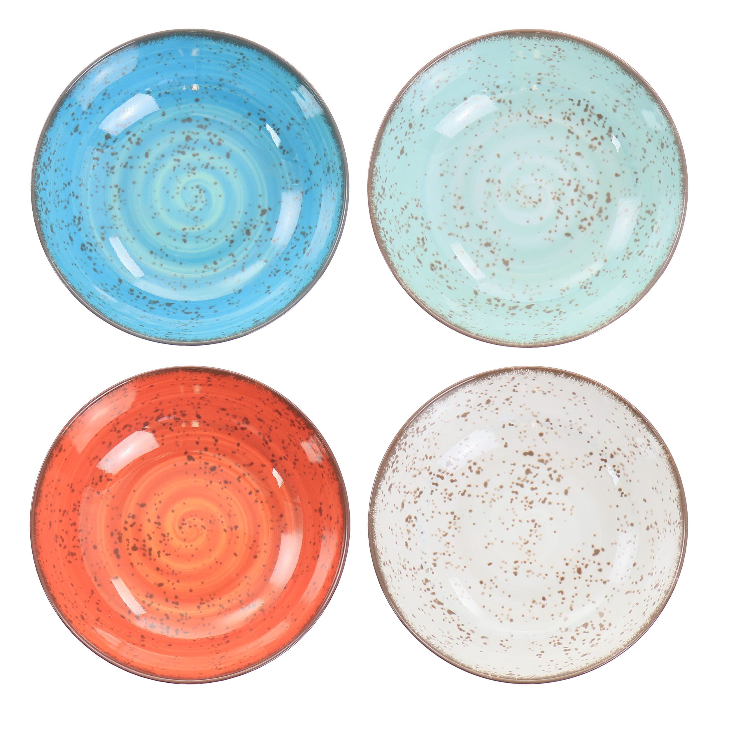 Elama EL-PRYCE Assorted Melamine Dinnerware Set, 12 Piece