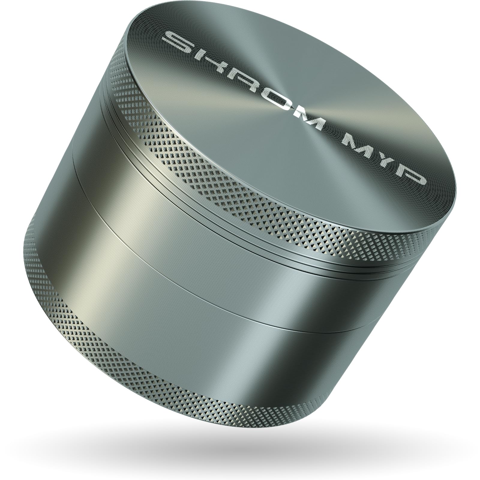 Spice Grinder, Aluminum Large 3 Kitchen Grinder (Grey)