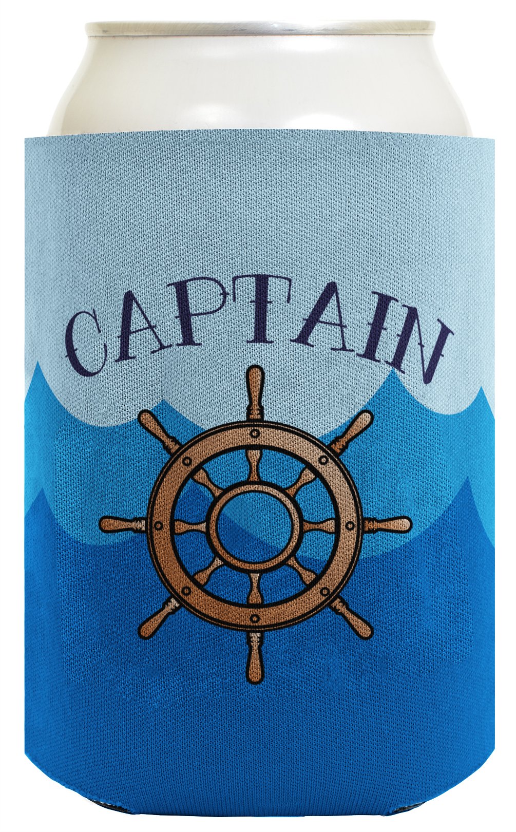 Boating Gifts Captain First Mate Bundle Diving Gifts 2 Pack Can Coolie Drink Coolers Coolies Waves