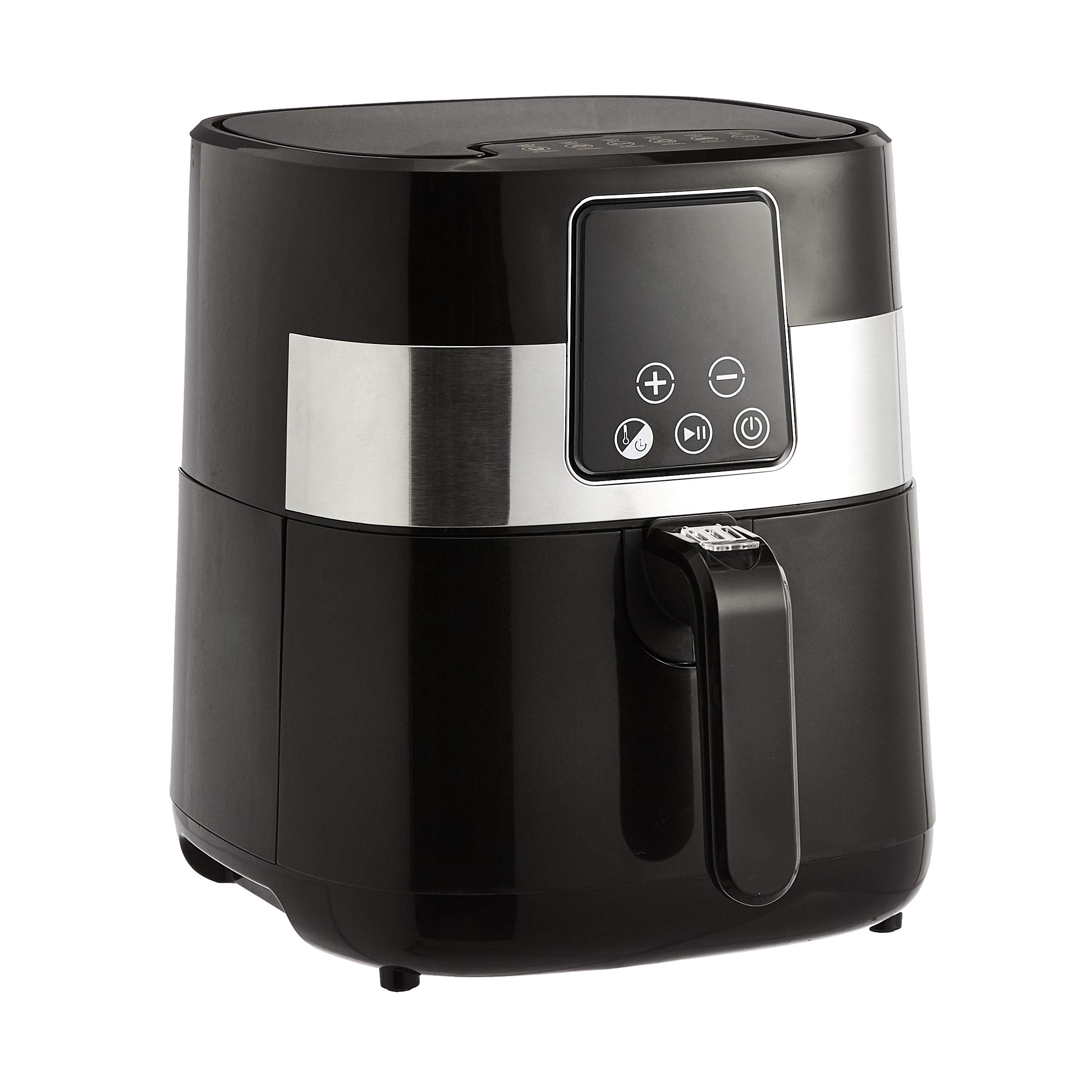 Amazon Basics 3.2 Quart 6-In-1 Air Fryer (Fry, Crisp, Roast, Bake, Reheat, Dehydrate), Non-Stick, with Timer, Auto Shut-Off, Dig