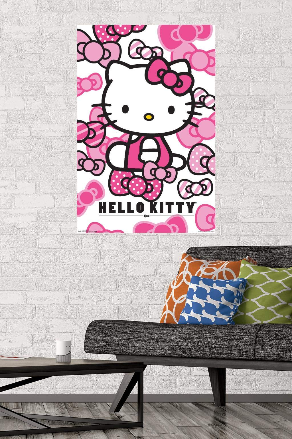 Trends International Hello Kitty - Bows Wall Poster, 22.375'' X 34'', Premium Unframed Version