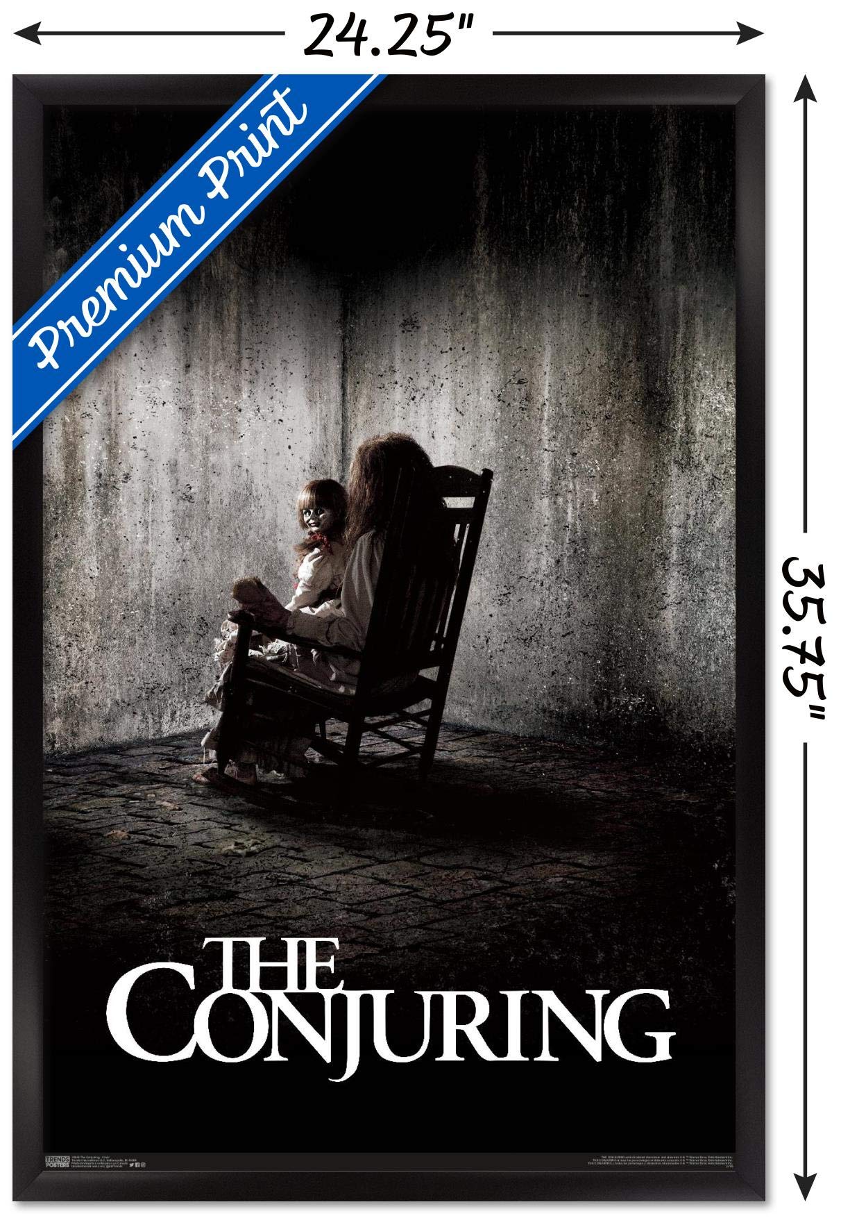 Trends International The Conjuring - Chair Wall Poster, 22.375'' X 34'', Black Framed Version