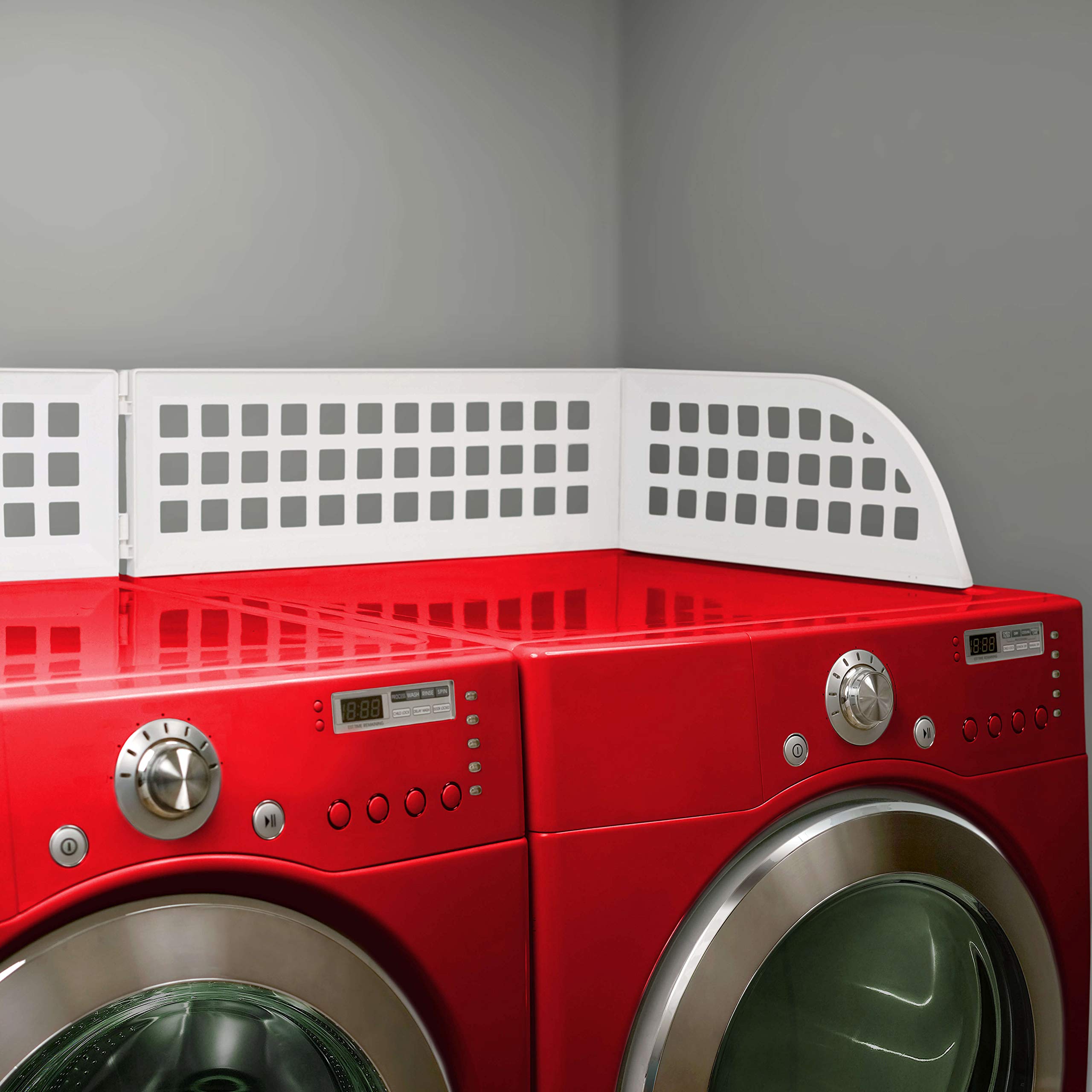 Haus Maus - The Original Laundry Guard - Keeps Laundry from Falling Behind Your Washer/Dryer - Magnetic - Fits Most Front Load M