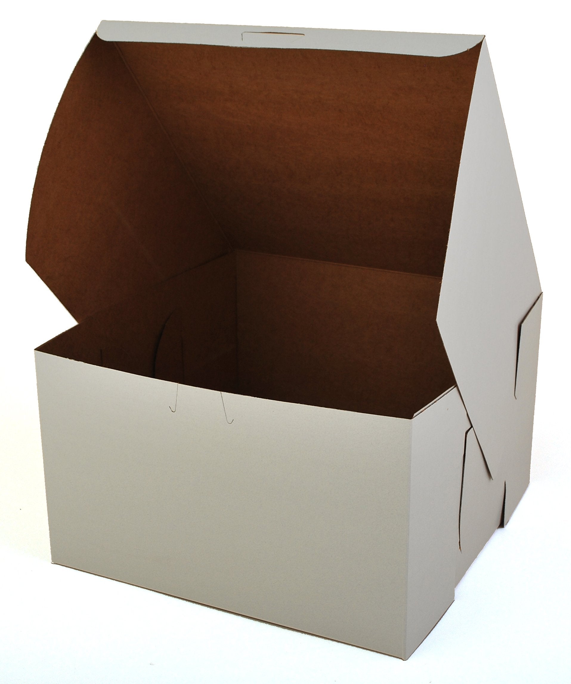 Sct White One-Piece Non-Window Bakery Boxes, 10 X 10 X 6, White, Paper, 100/Carton