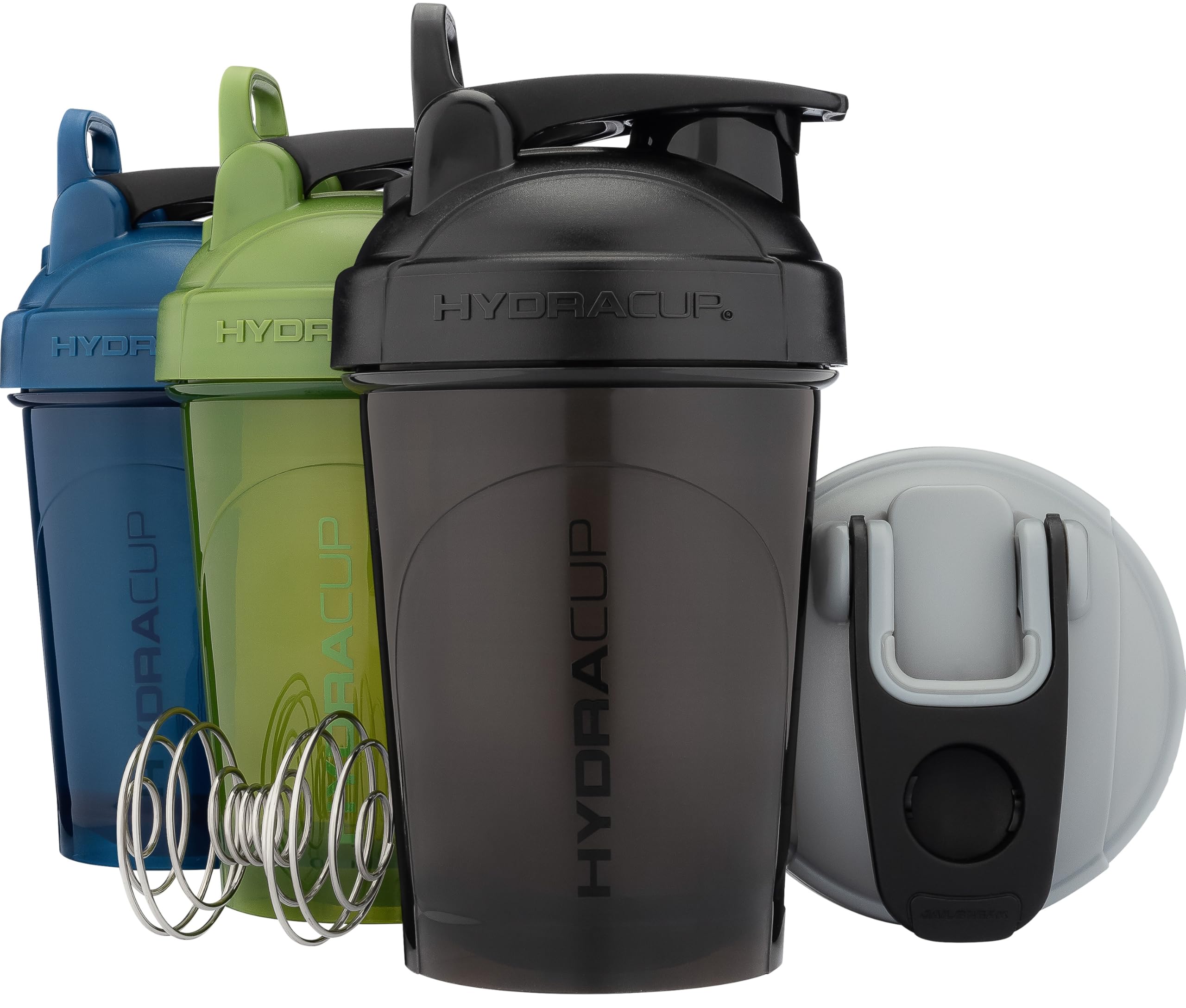 Hydra Cup Og [4 Pack] 20 Oz Small Shaker Bottles For Protein Mixes, Shaker Cups With Ball Blender Whisk, Travel To Go, Bpa Free