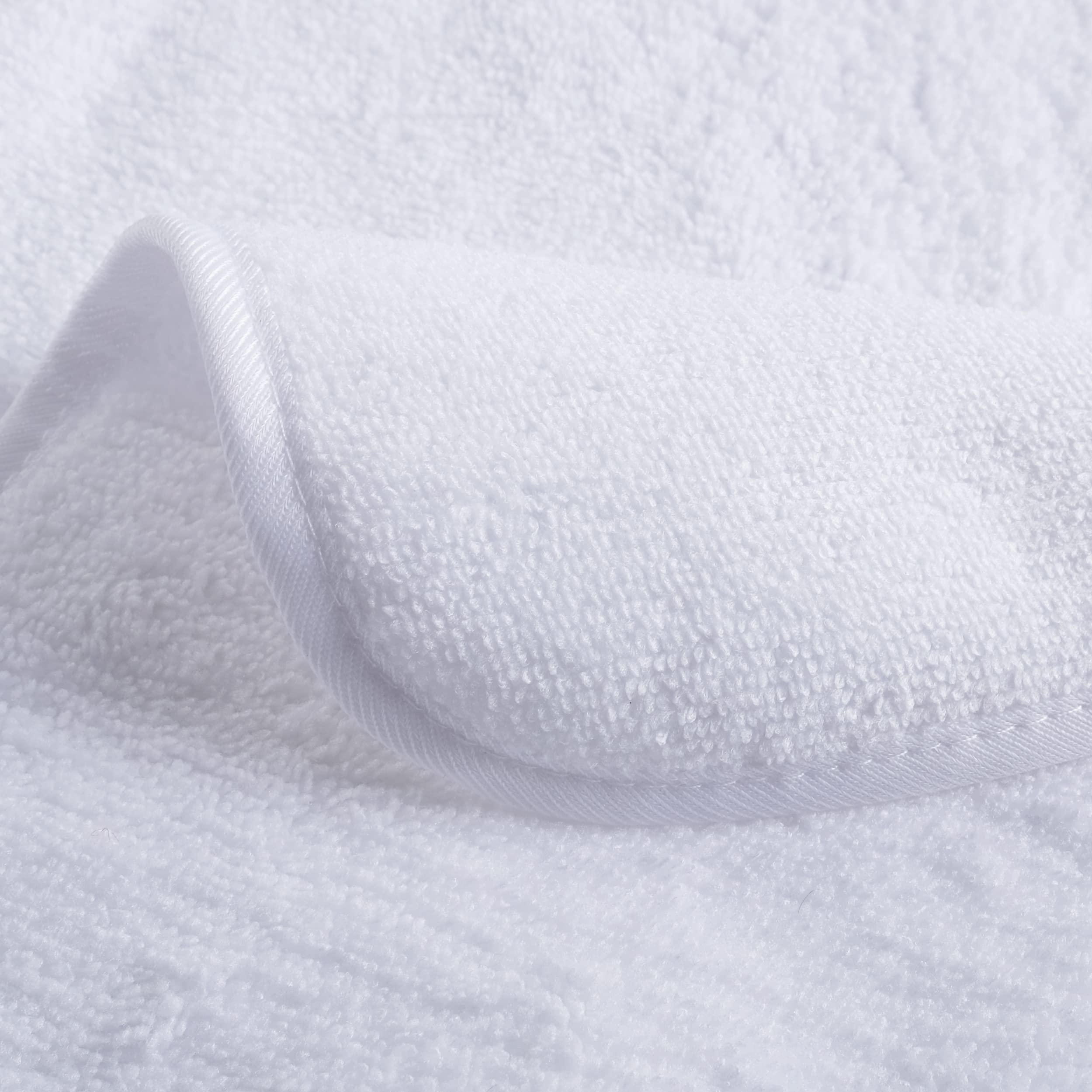 Polyte Quick Dry Lint Free Microfiber Hand Towel, 16 X 30 In, Set Of 4 (White)