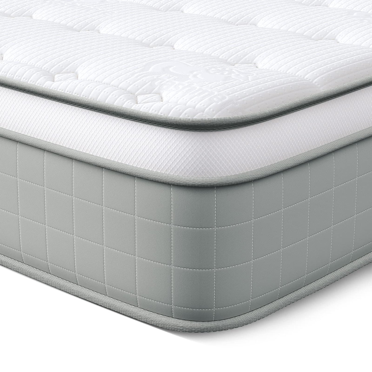 Vesgantti Twin Xl Mattress, 12 Inch Hybrid Xl Twin Mattress In A Box, Pressure Relief Extra Long Twin Mattresses With Breathable