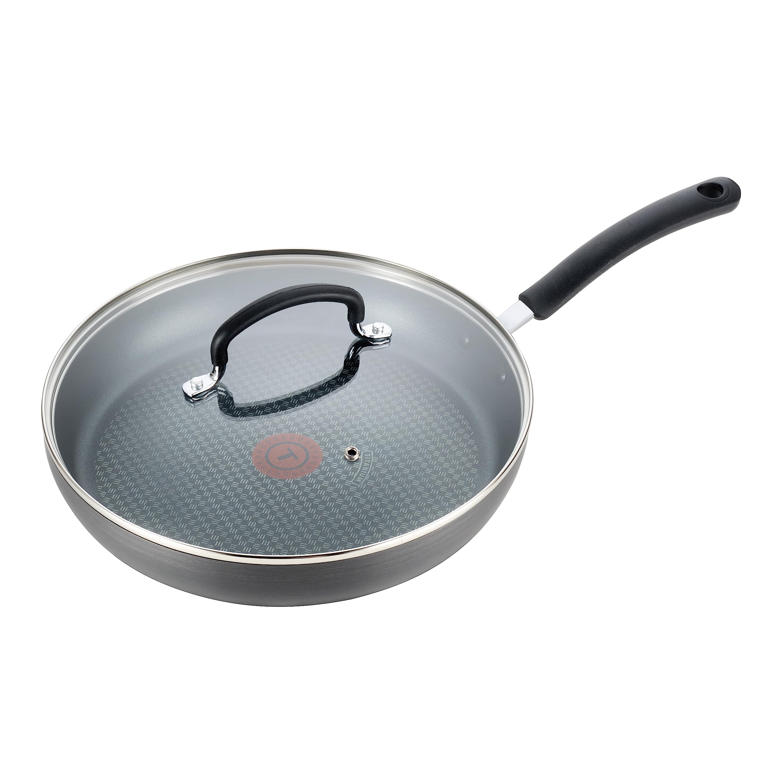 T-Fal Ultimate Hard Anodized Nonstick Fry Pan With Lid 10 Inch, Oven Broiler Safe 400F, Lid Safe 350F, Cookware, Kitchen, Home,
