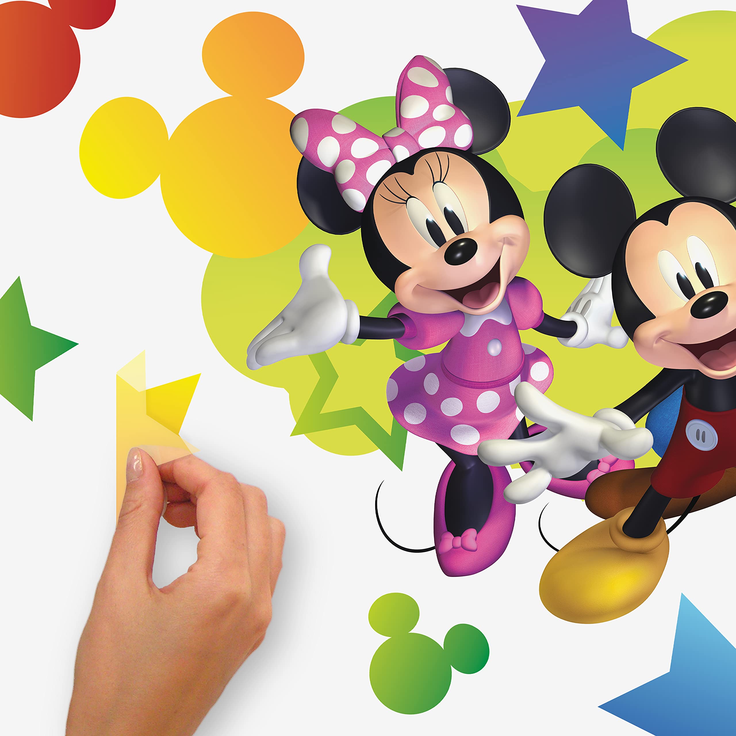 Roommates Disney Mickey & Friends Giant Peel And Stick Wall Decals With Personalization By Roommates, Rmk4653Gm