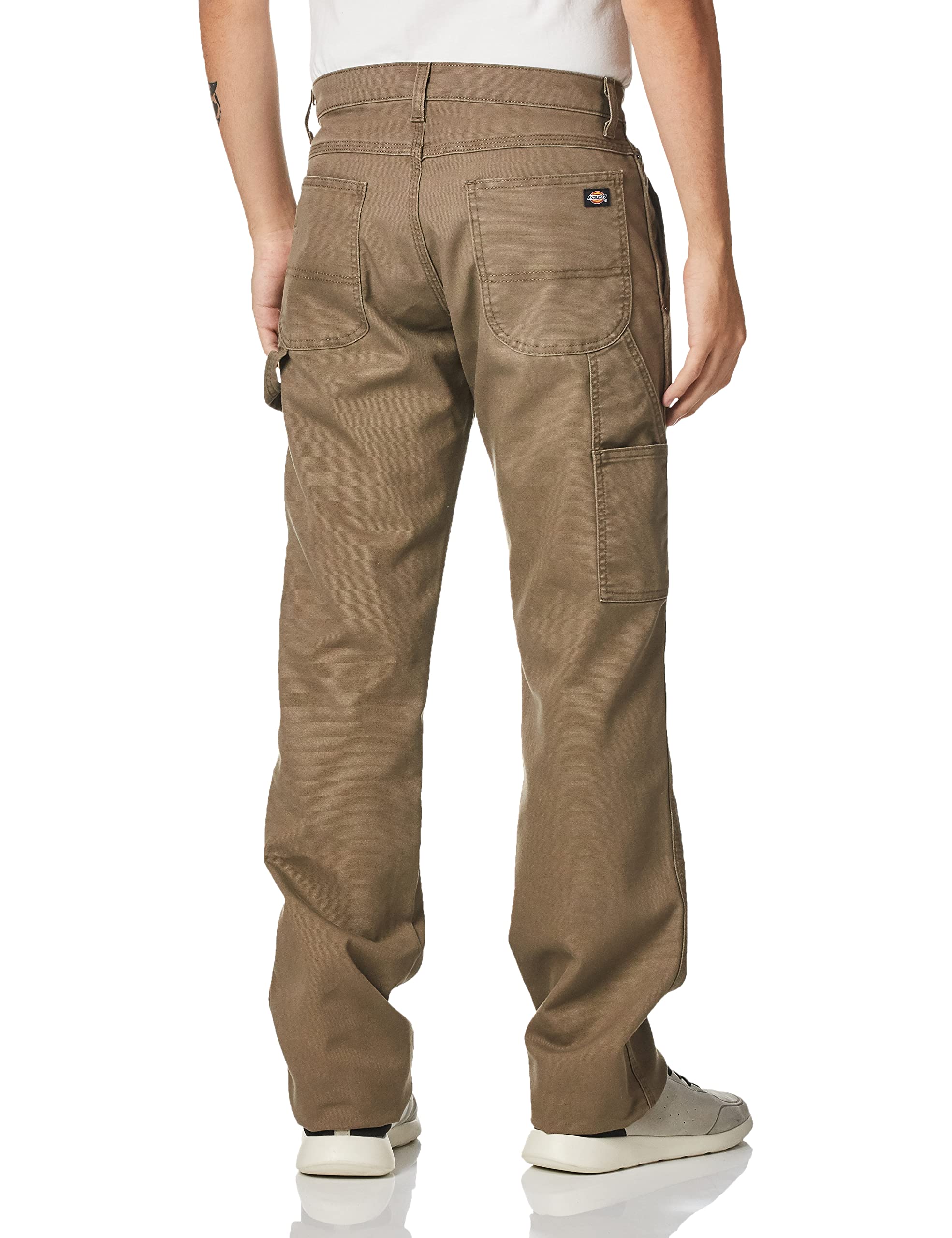 Dickies Mens Regular Tough Max Duck Carpenter Pant, Stonewashed Mushroom, 38W X 34L