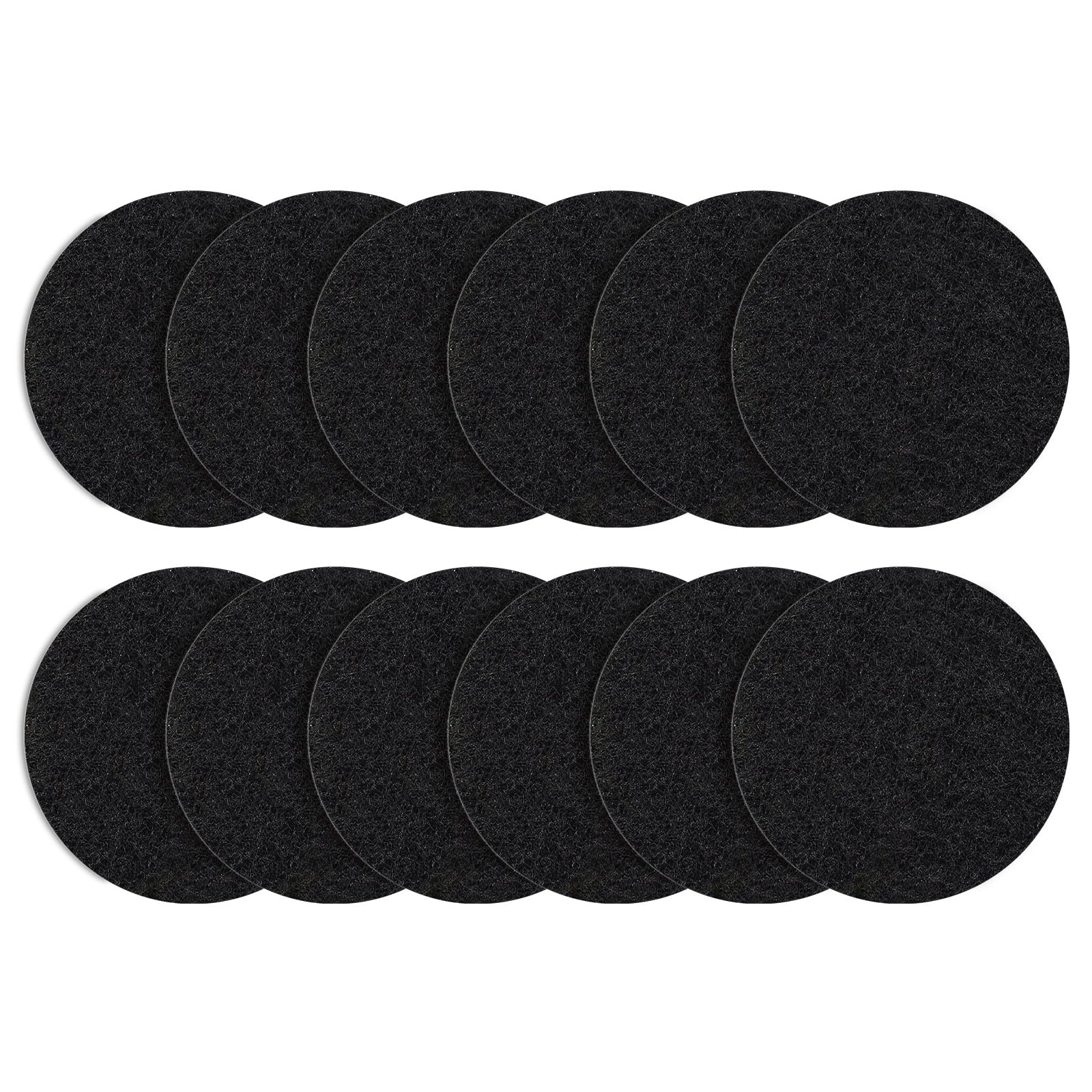 ENLOY 7.25 Inch Charcoal Filters for Kitchen Compost Bin, 12 Pack Compost Bin Charcoal Filters for Countertop Bin Pail Replaceme