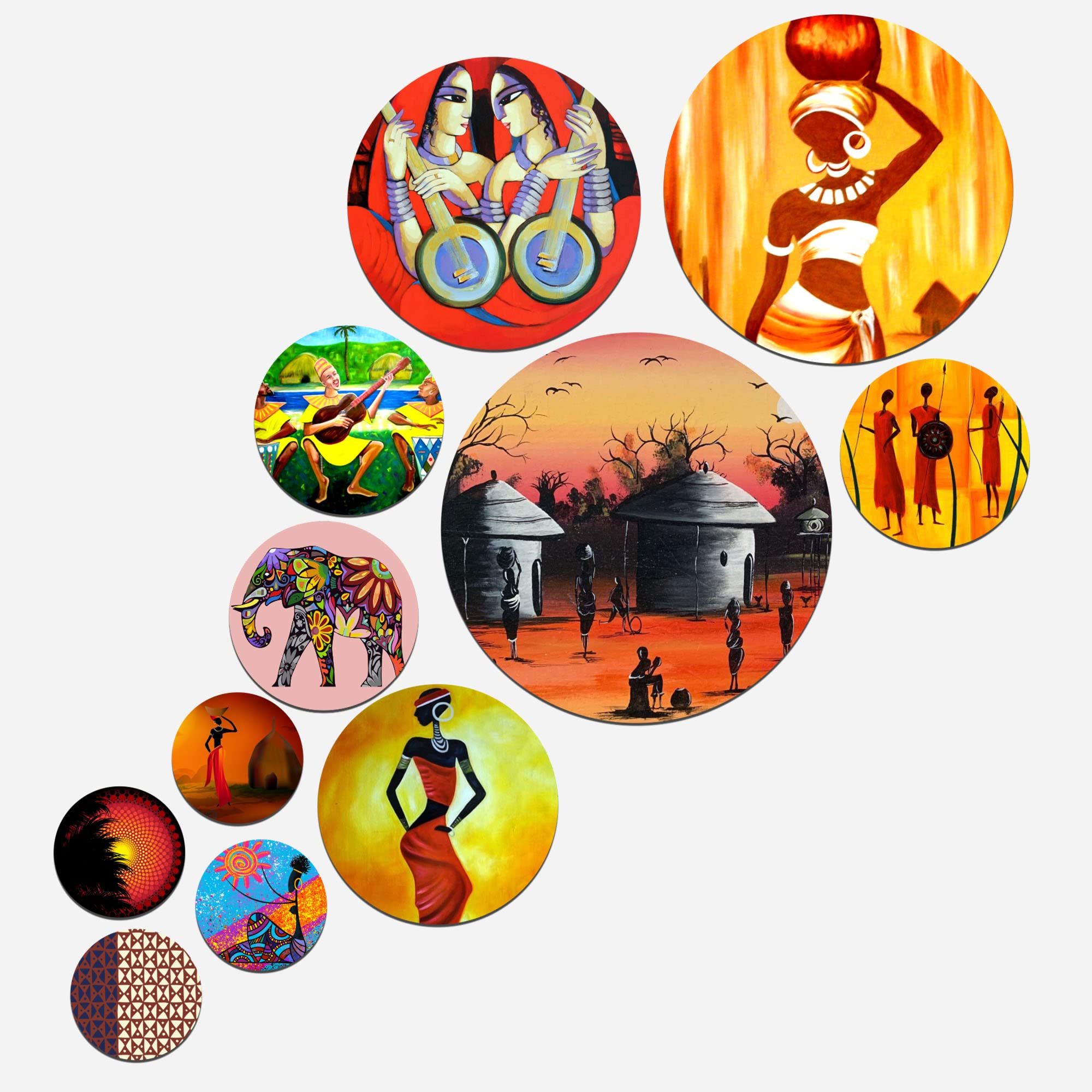 Artvibes Designer Mdf Wooden Wall Hanging Ornaments Decoration Item For Home | Office | Gift | Wall Art | Living Room | Bedroom 