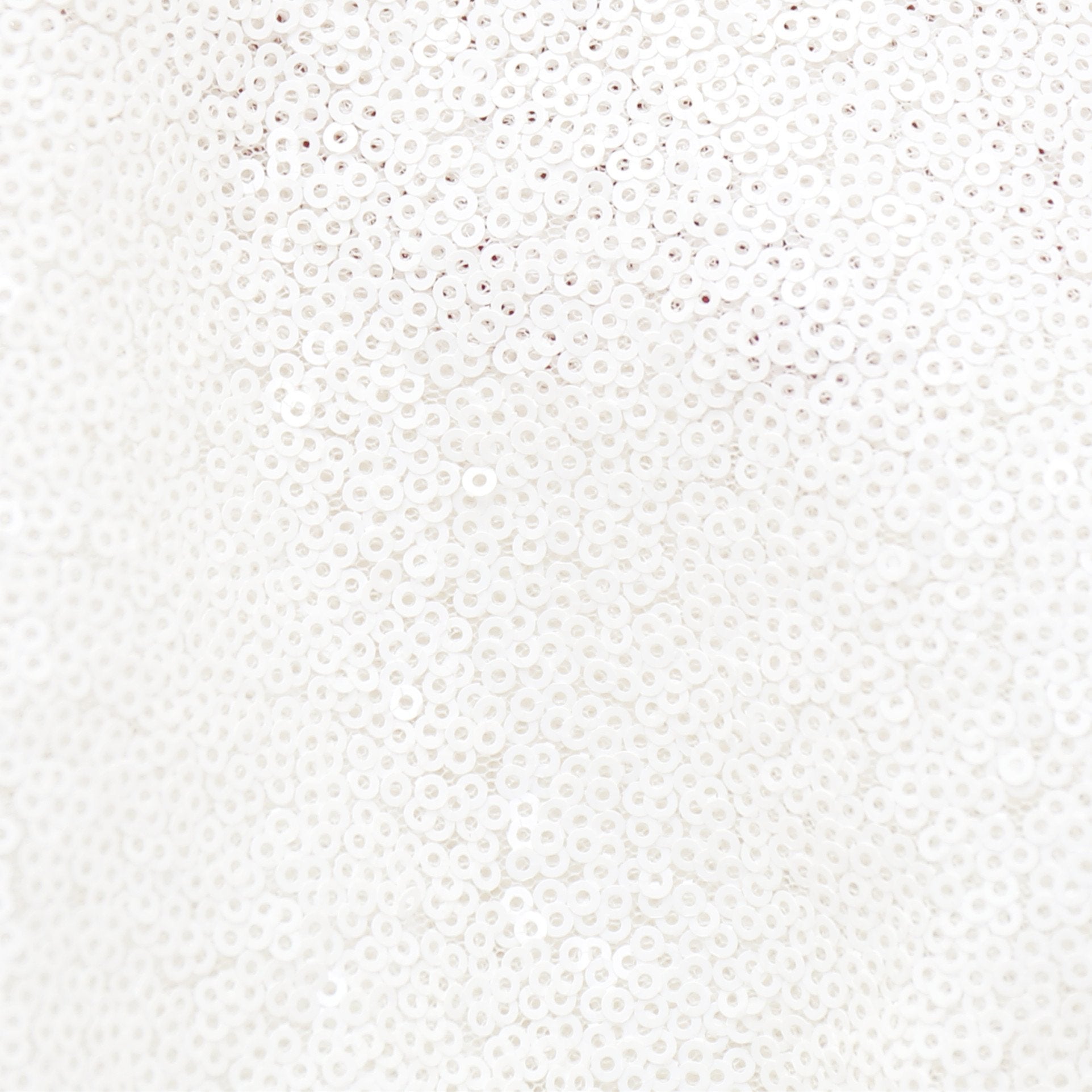 Partydelight White Sequin Tablecloth Round 120-Inch