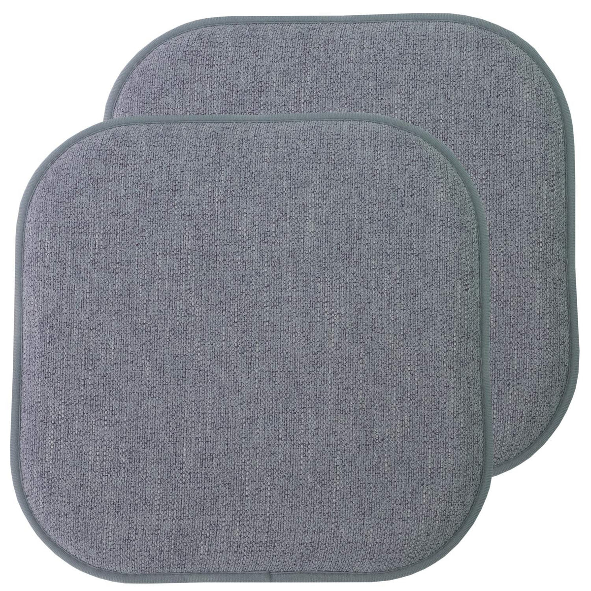 Sweet Home Collection Cushion Memory Foam Chair Pads Honeycomb Nonslip Back Seat Cover 16 X 16, 6 Pack, Green
