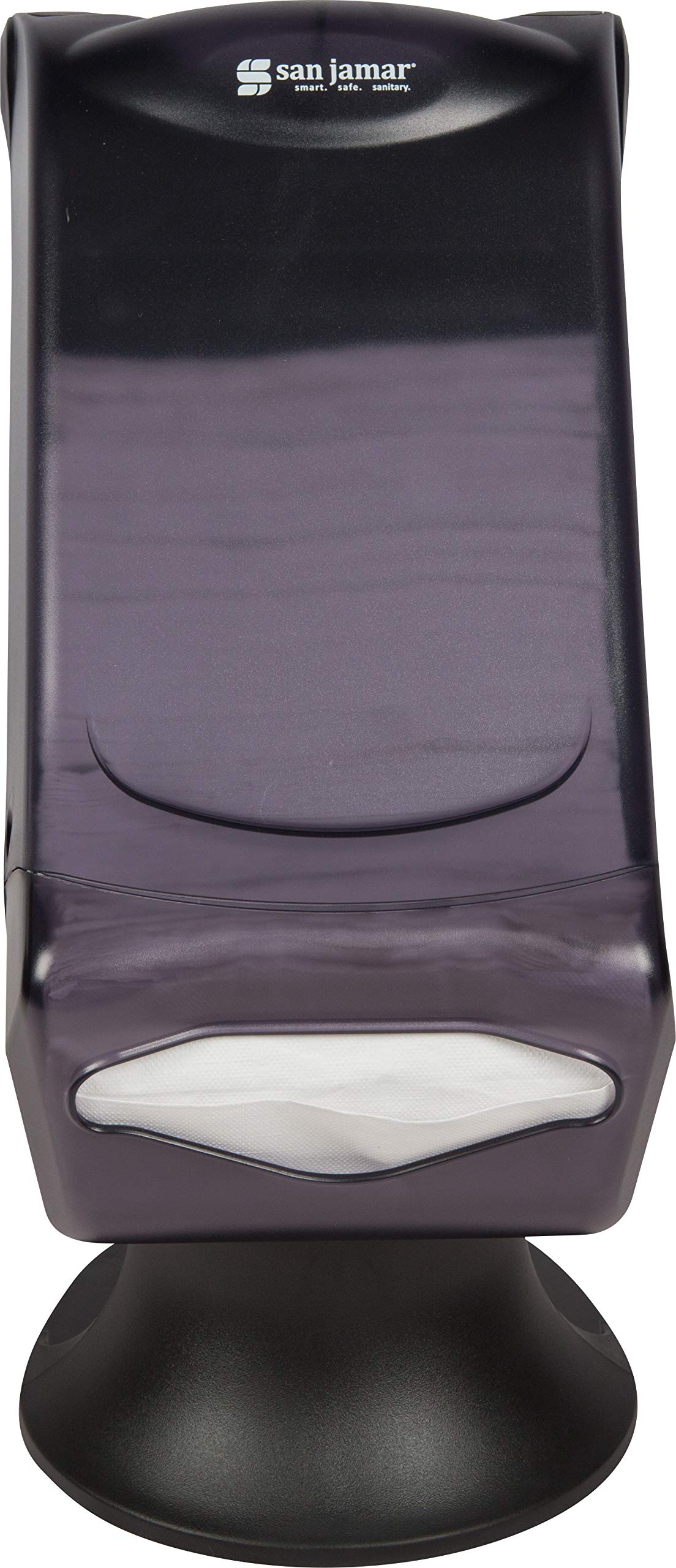 San Jamar - H5005STBK H5005S Venue Fullfold Control Napkin Dispenser with Stand  500 Capacity  8'' Width x 17-1/2'' Height x 13'' Depth  Black Pearl