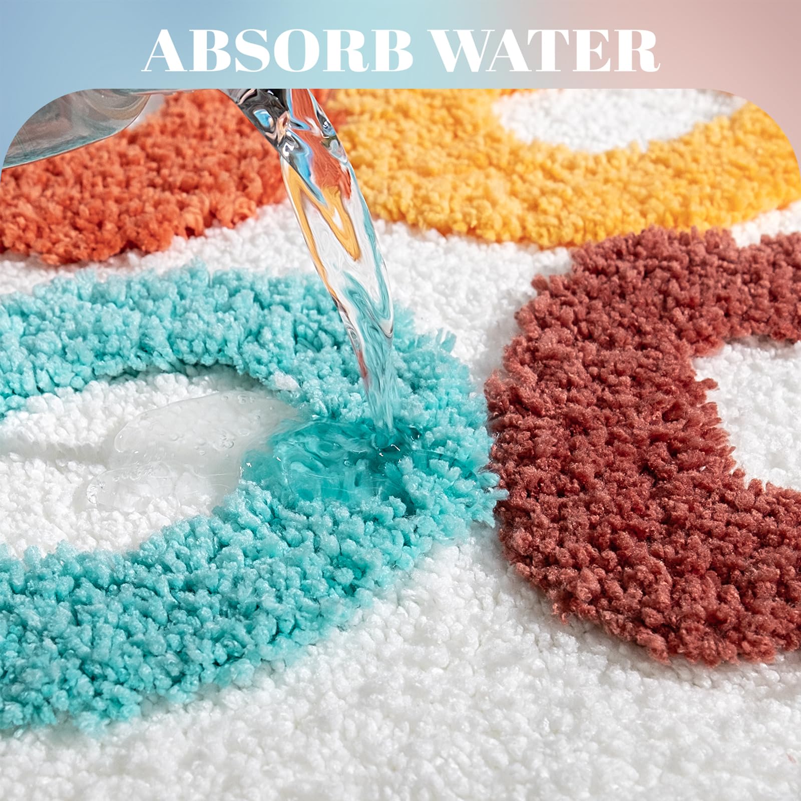 Unibath You Look Good Bath Mat White Bathroom Rugs Funny Cute Bathroom Decor Preppy Small Cool Rug Non Slip Microfiber Washable