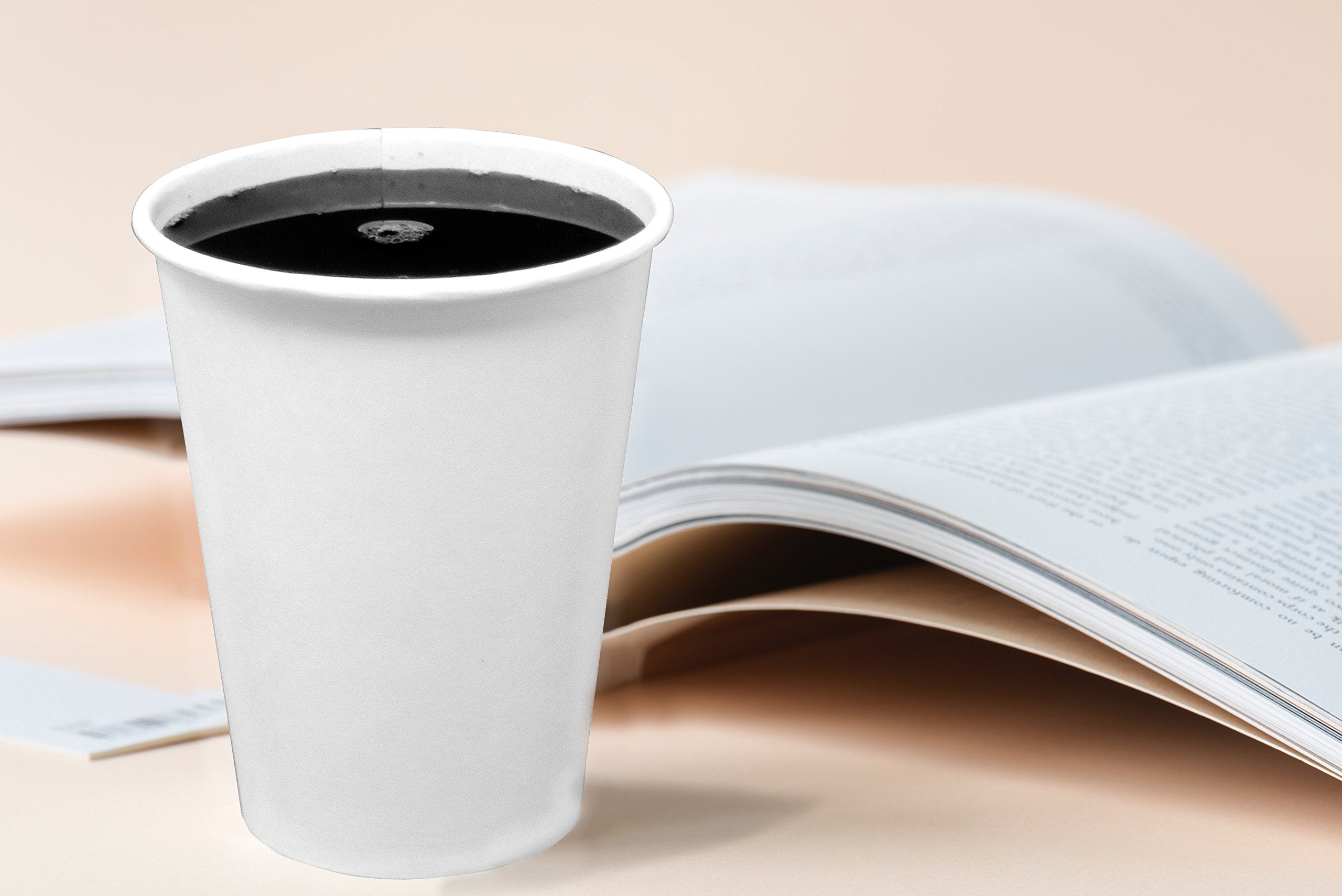 Safeware Disposable Coffee Cups And Lids 12 Oz (1000 Sets) - To Go Coffee Cups, | Hot Beverages | Expresso | Tea | Coffee - Poly