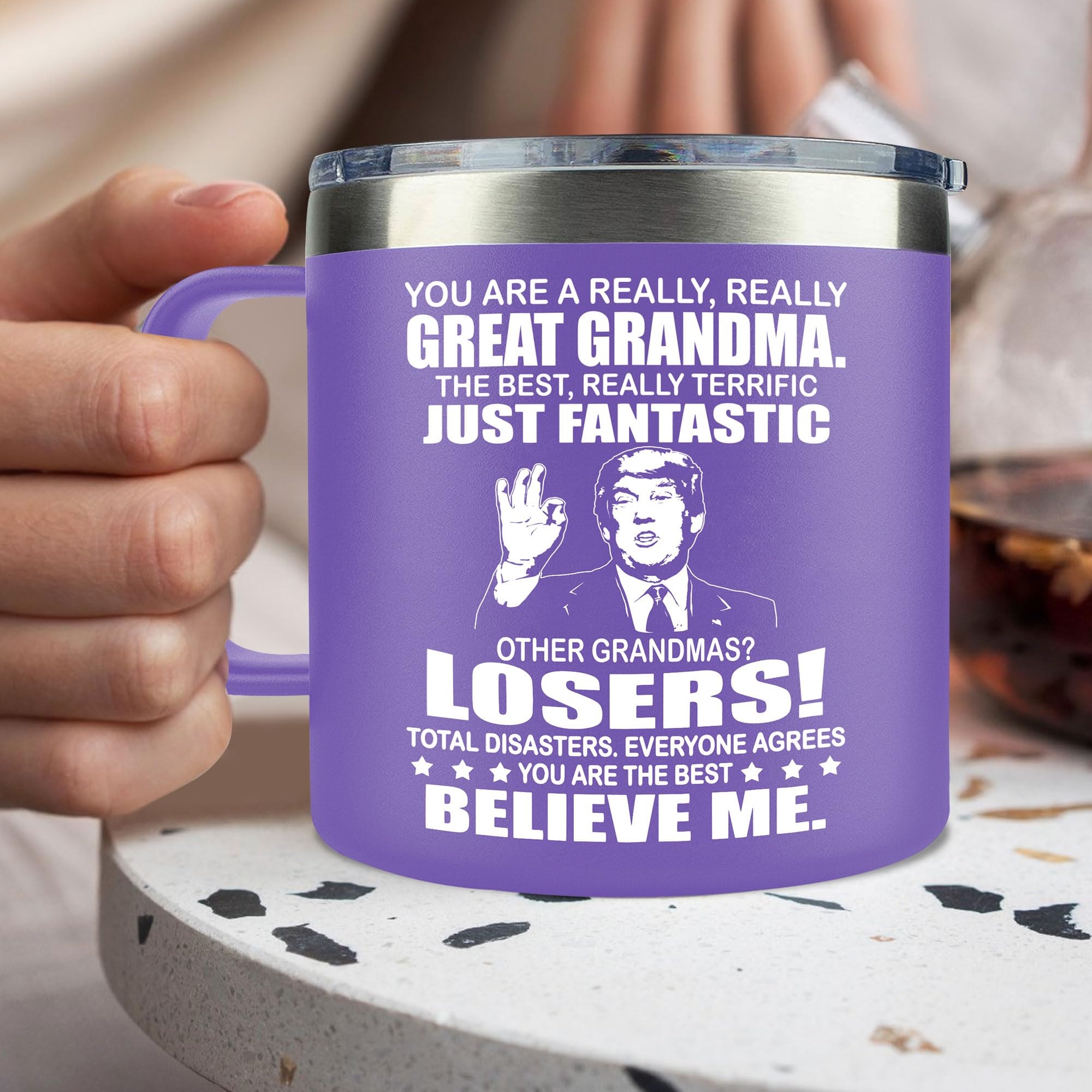 LIZAVY Grandma Gifts from Grandkids - Grandma Christmas Gifts, Birthday Gifts for Grandmas - Grandmother Gift, Christmas Gift fo
