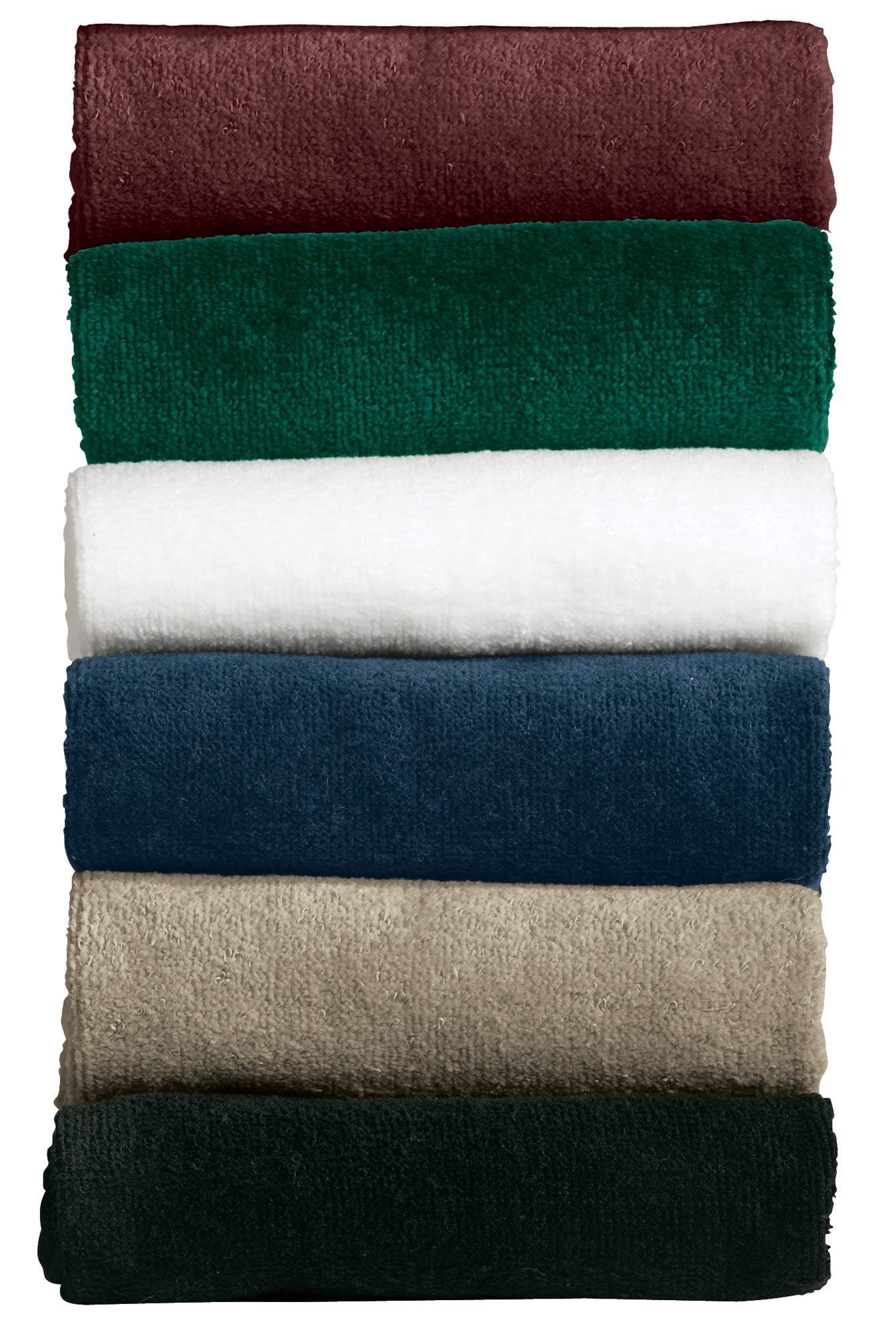 Printualist Multipack Golf Towel - Mix & Match Make Your Own Set- Trifold Cotton 3-Pack Golf Towel Set with Carabiner Clip  Hook
