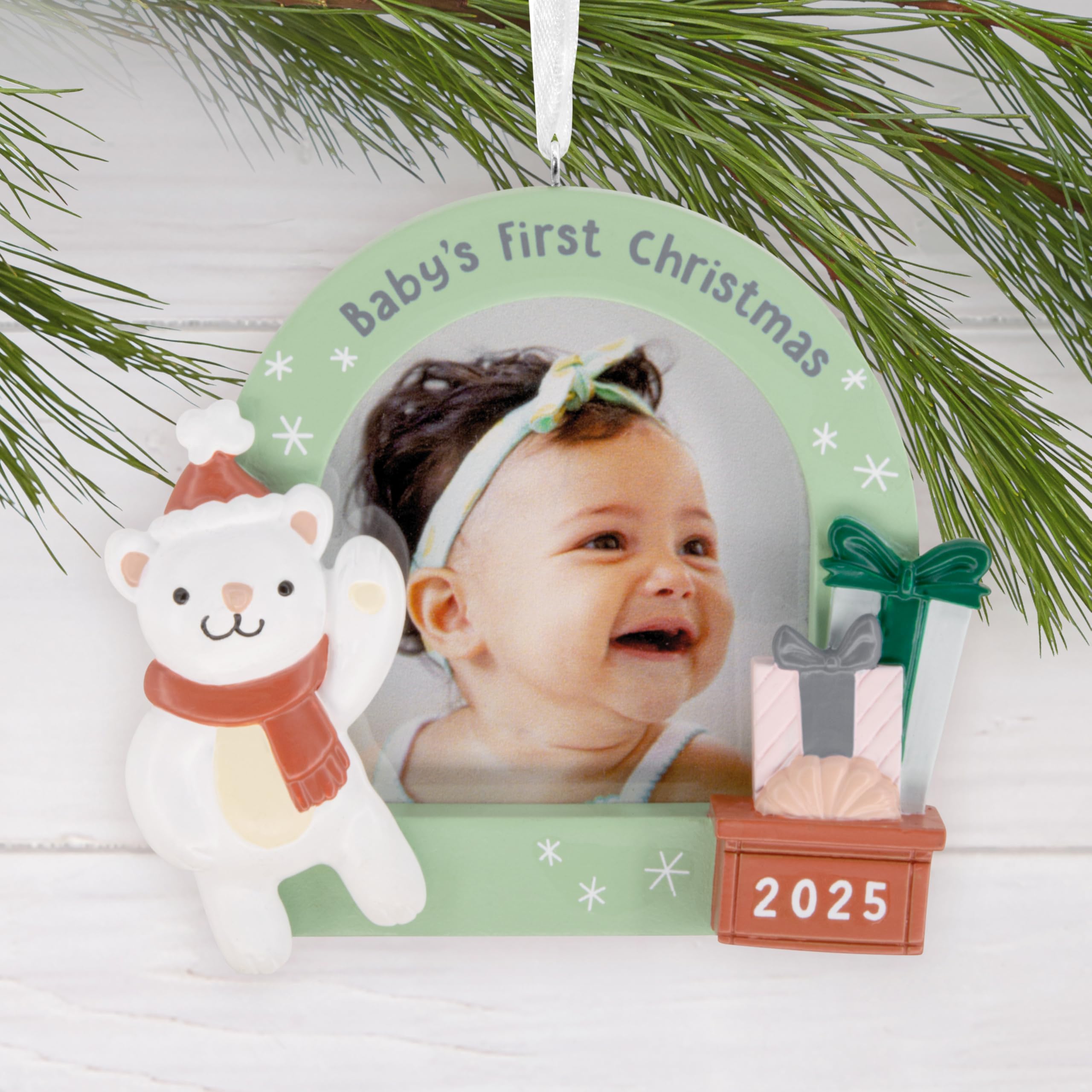 Hallmark Baby s First Christmas 2025 Photo Frame Christmas Ornament, New Baby Gifts
