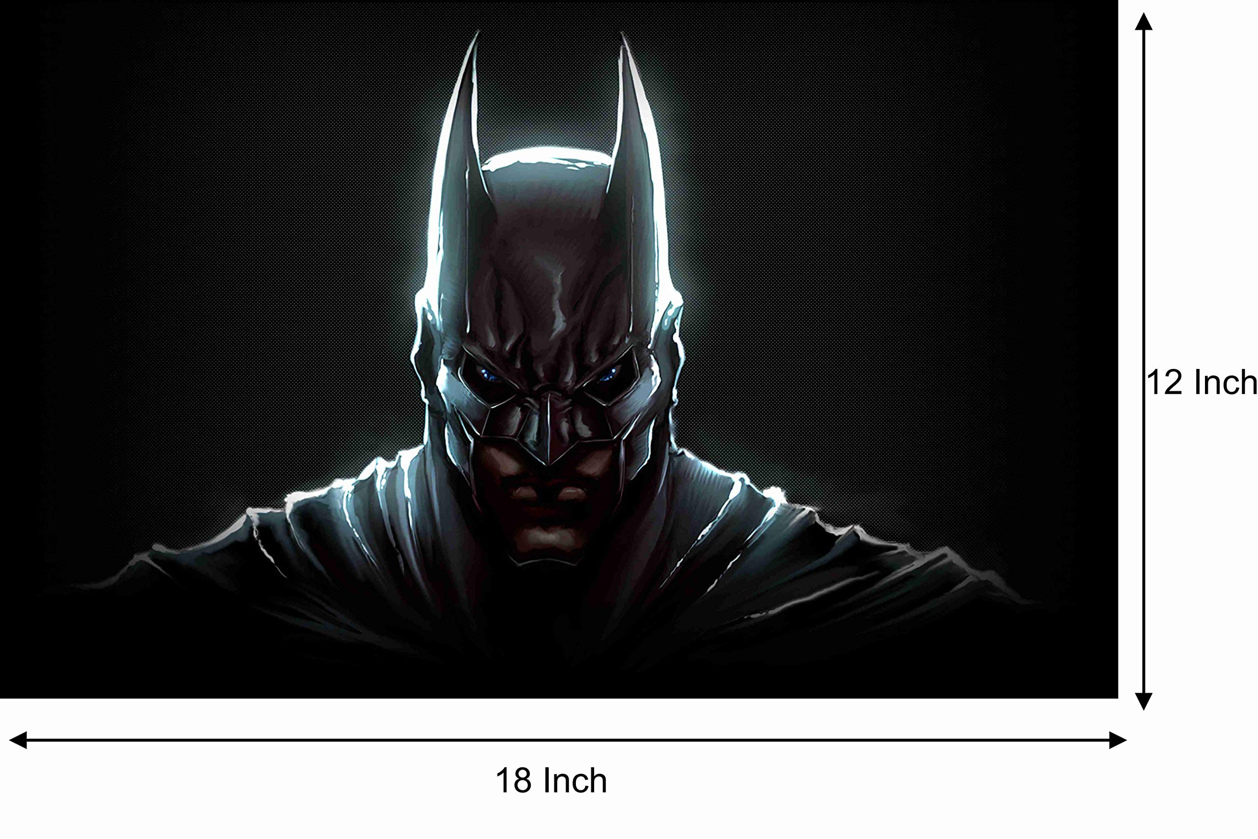 BALDAU PRINTS Batman Combo Poster Set of 4 Posters (Gloss Laminated, 12X18 Inch, 300 GSM) M2