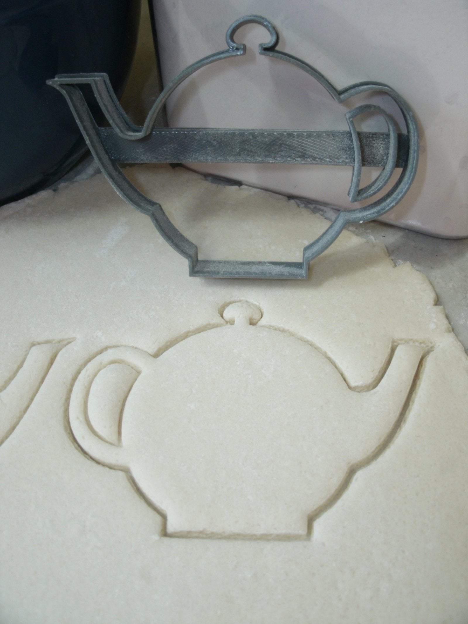 Tea Pot Kettle Porcelain China English Party Cookie Cutter Made In Usa Pr586