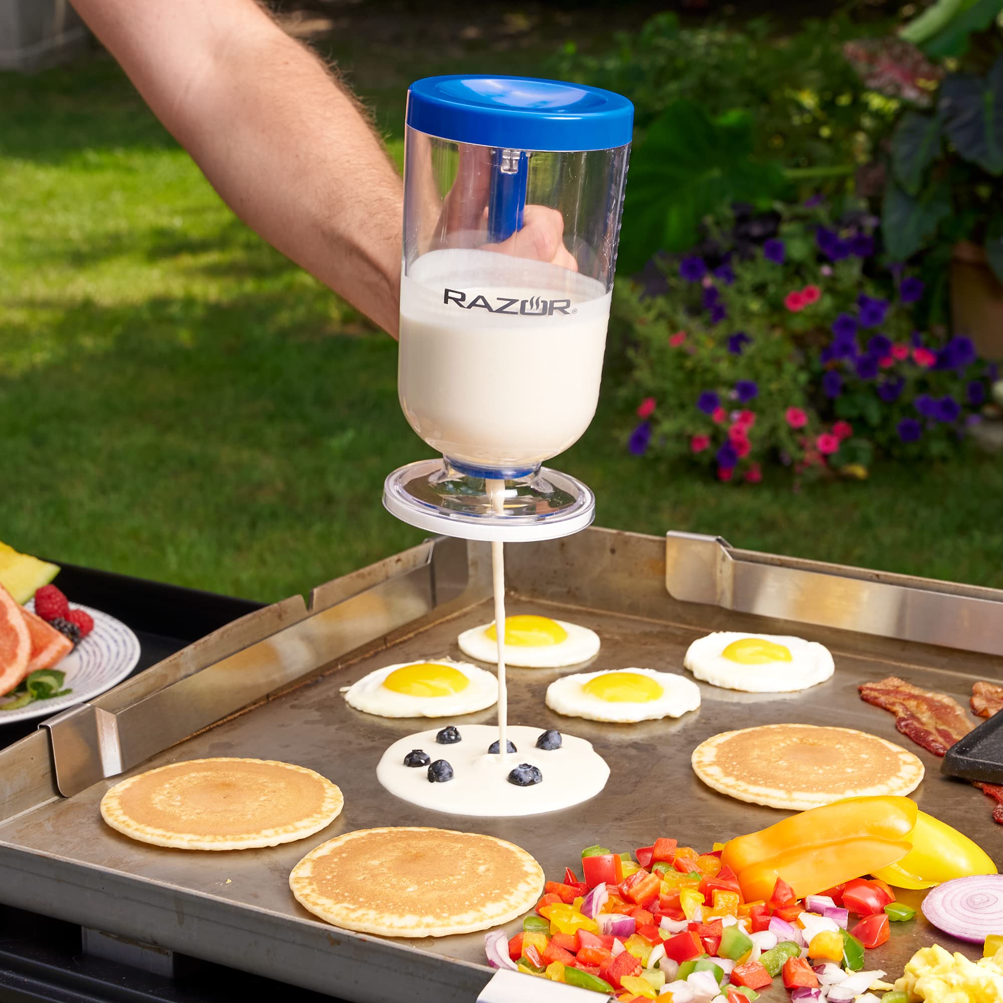 Razor Pancake Batter Dispenser | 08823Rz | Effortless Pancake Perfection & Master Fluffy Pancakes With Ease