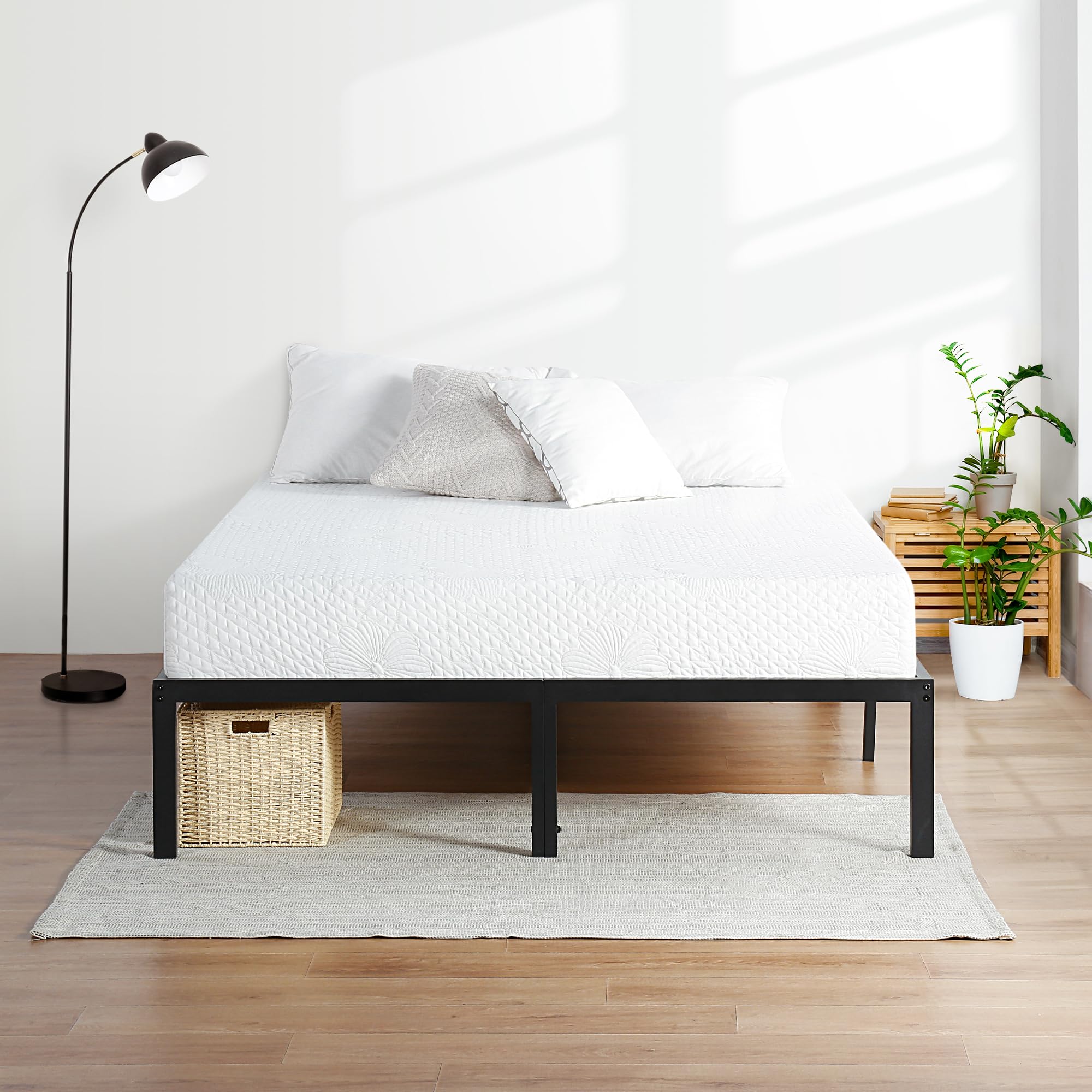 Olee Sleep Twin Mattress, 8 Inch Gel Memory Foam Mattress, Gel Infused For Comfort And Pressure Relief, Certipur-Us Certified, B