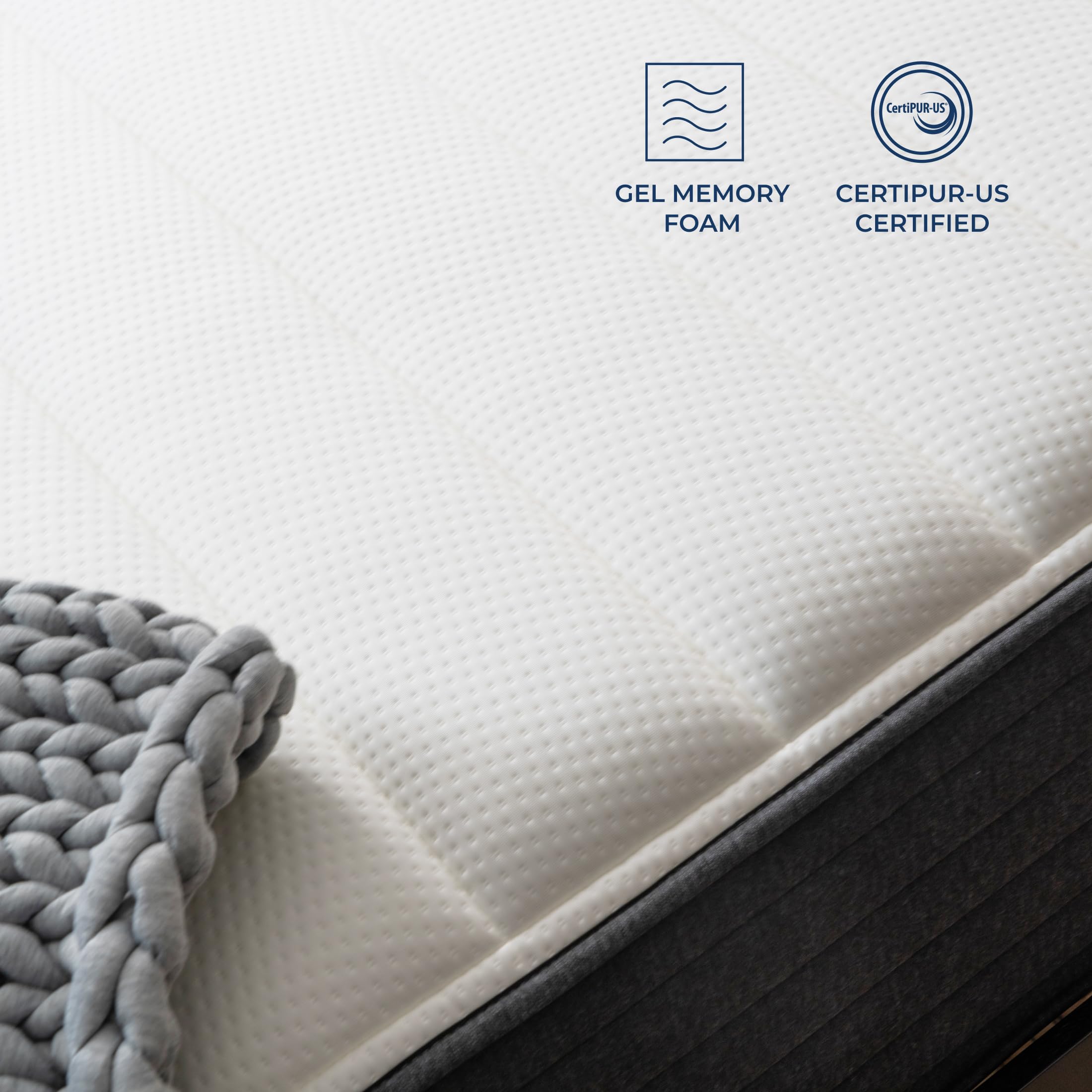 Brooklyn Bedding Select 12'' Gel Memory Foam Hybrid Mattress, Full