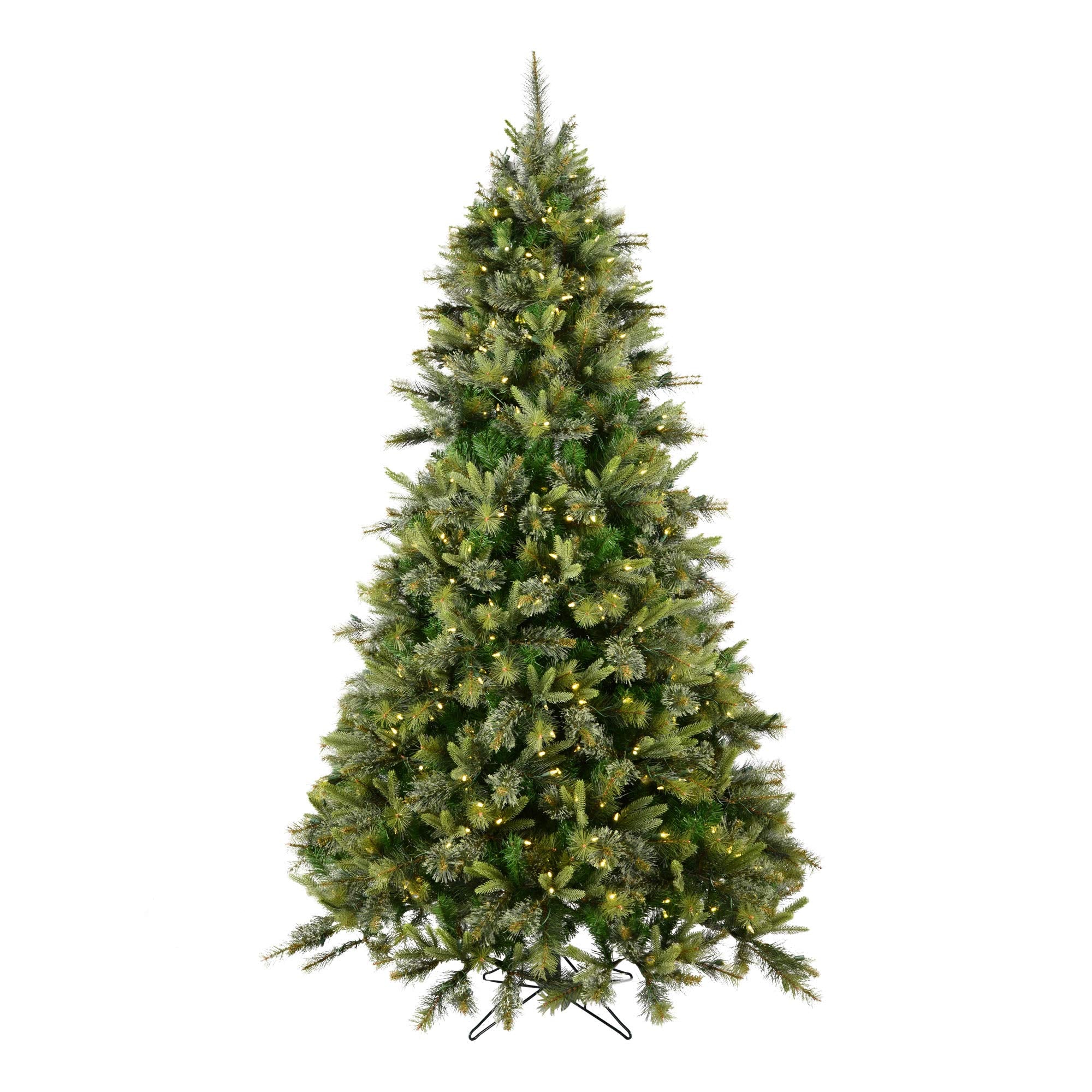 Vickerman 4.5' Cashmere Pine Artificial Christmas Tree, Warm White Dura-Lit LED Lights - Faux Christmas Tree - Seasonal Indoor H