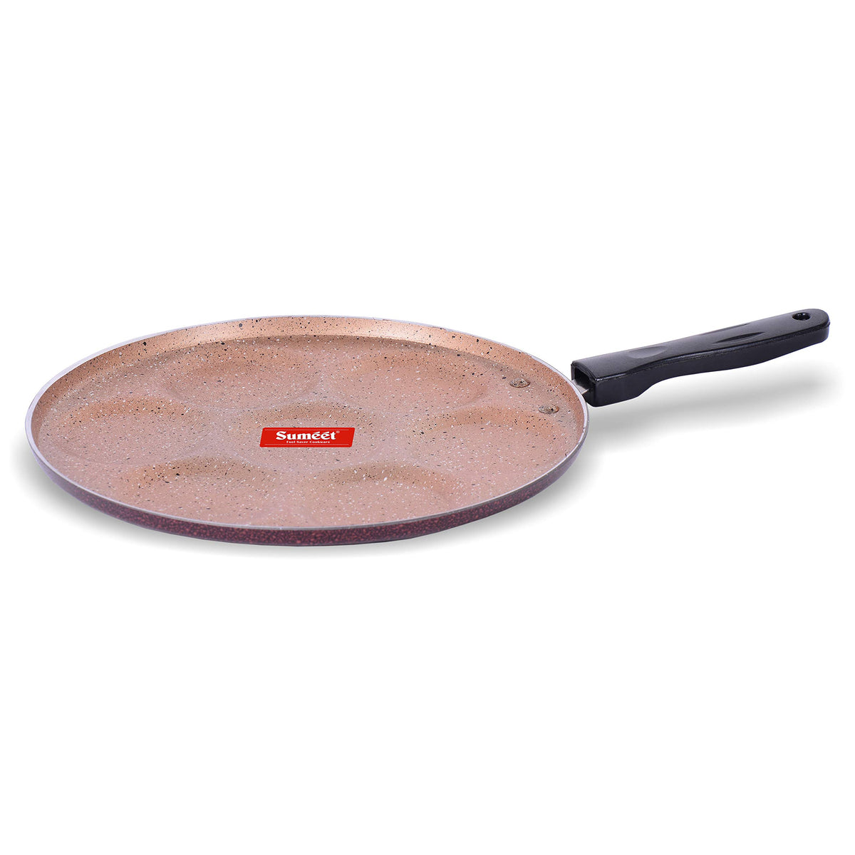 Sumeet Nonstick Granite Finish Multi Snack Maker - 7 Cavity - 26.5cm Dia