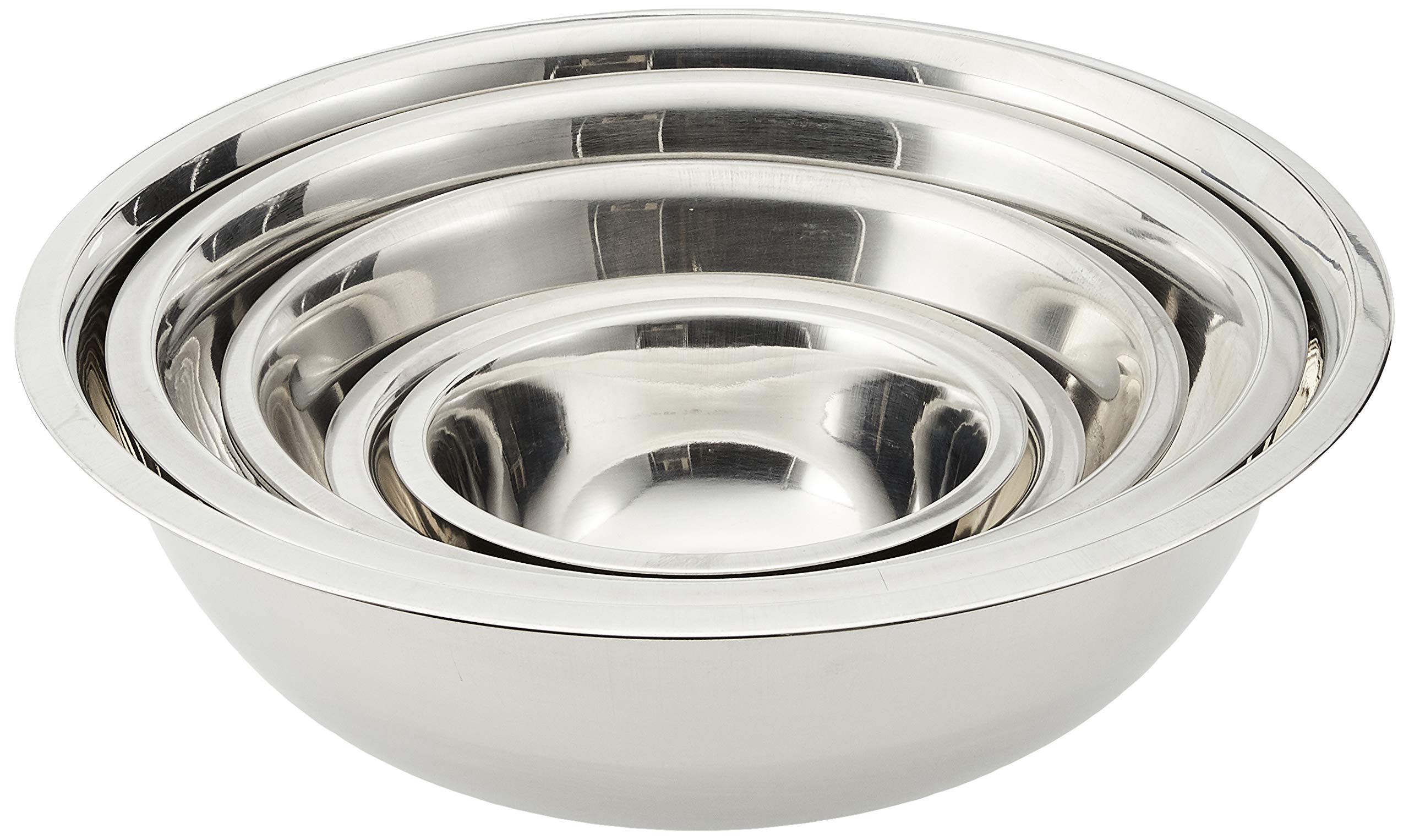 Cook Pro 5-Piece Stainless Steel Mixing Bowl Set