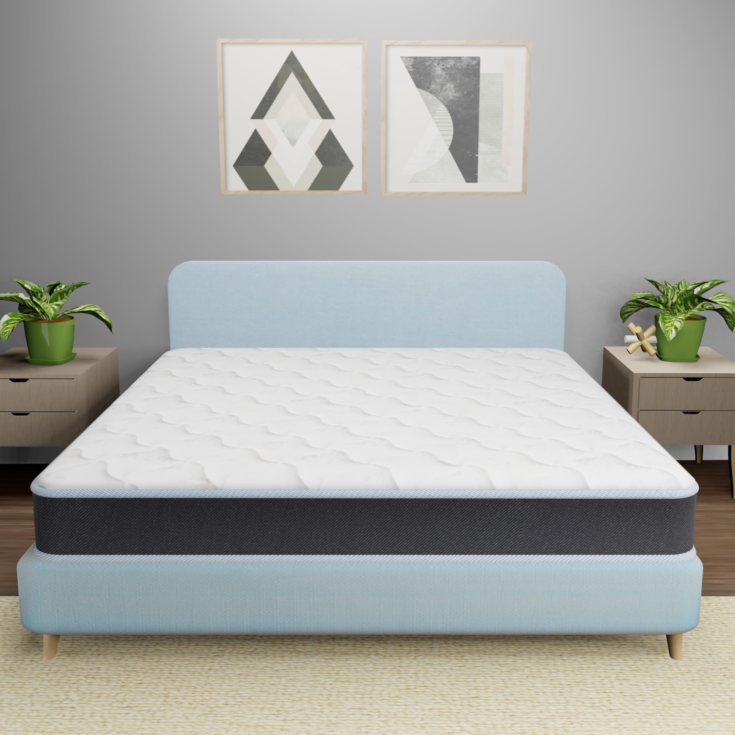 Amazon Brand  Solimo RelaxLit Ortho Mattress | Orthopedic Mattress |Spine Support | Breathable Fabric | Firm Support |HD High R