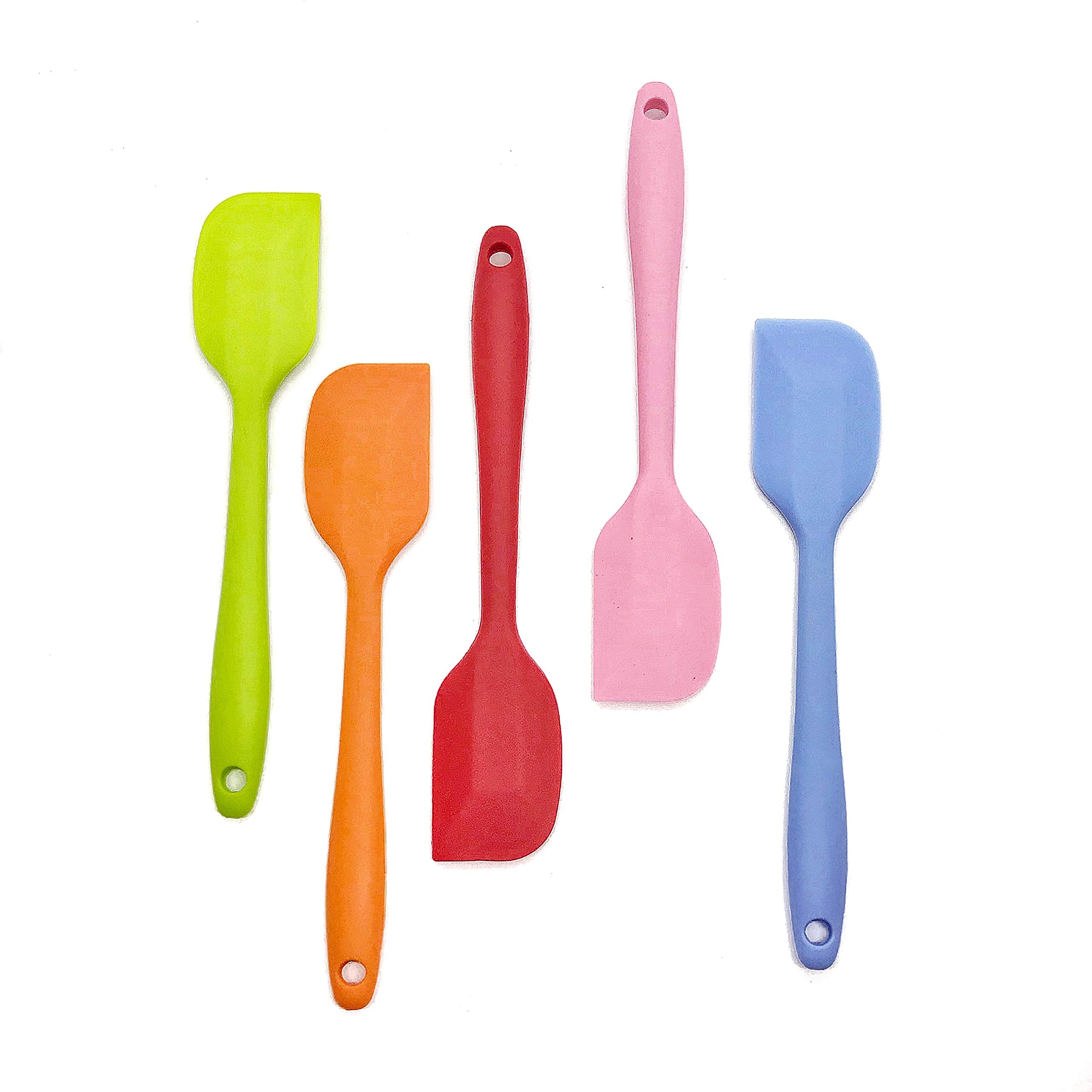 Dadam Silicone Spatula Set Of 5 - Silicone Spatulas Heat Resistant With Stainless Steel Core - Non Stick Rubber Spatulas Kitchen