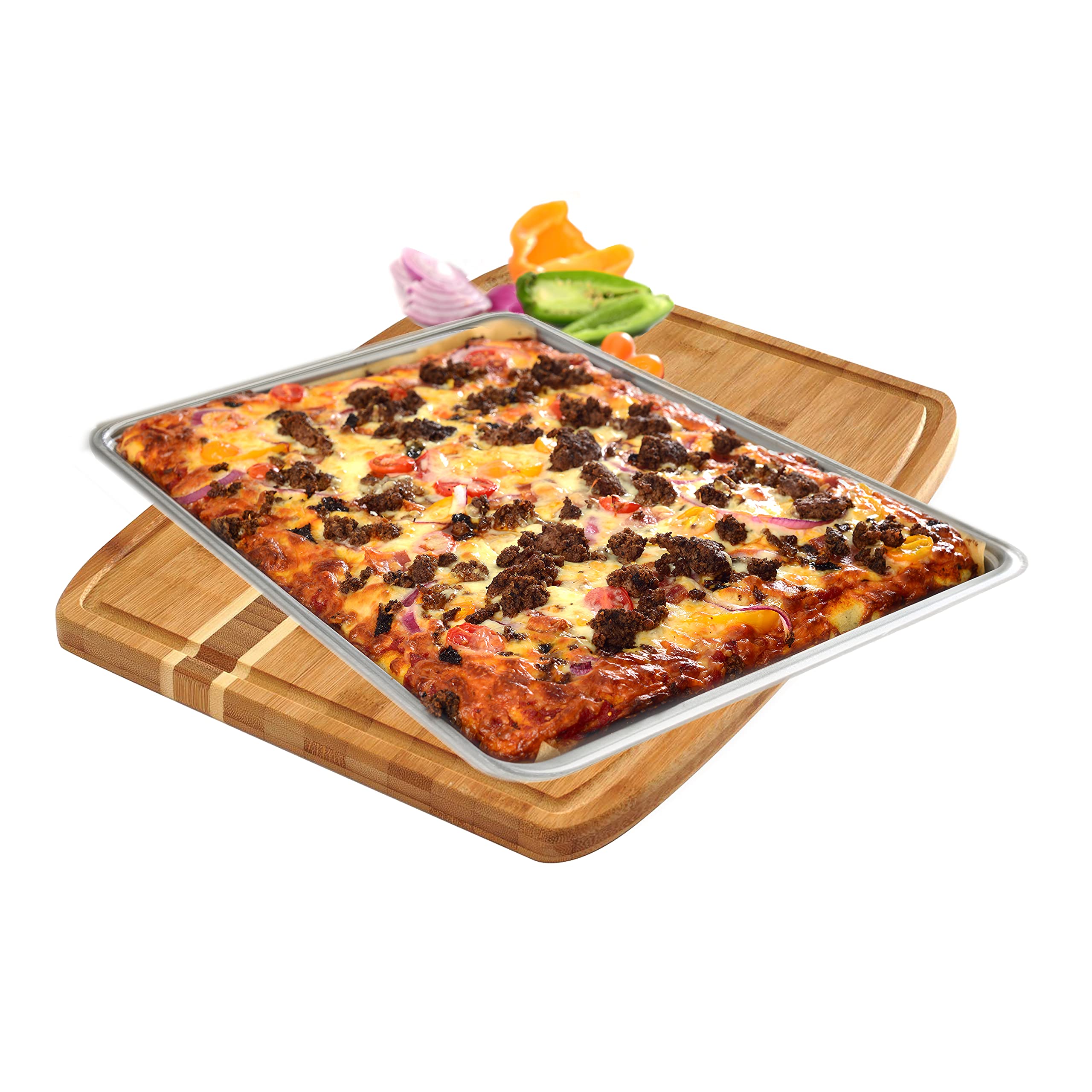 Norpro 18 Inch X 13 Inch Commercial Grade Aluminum Jelly Roll Pan