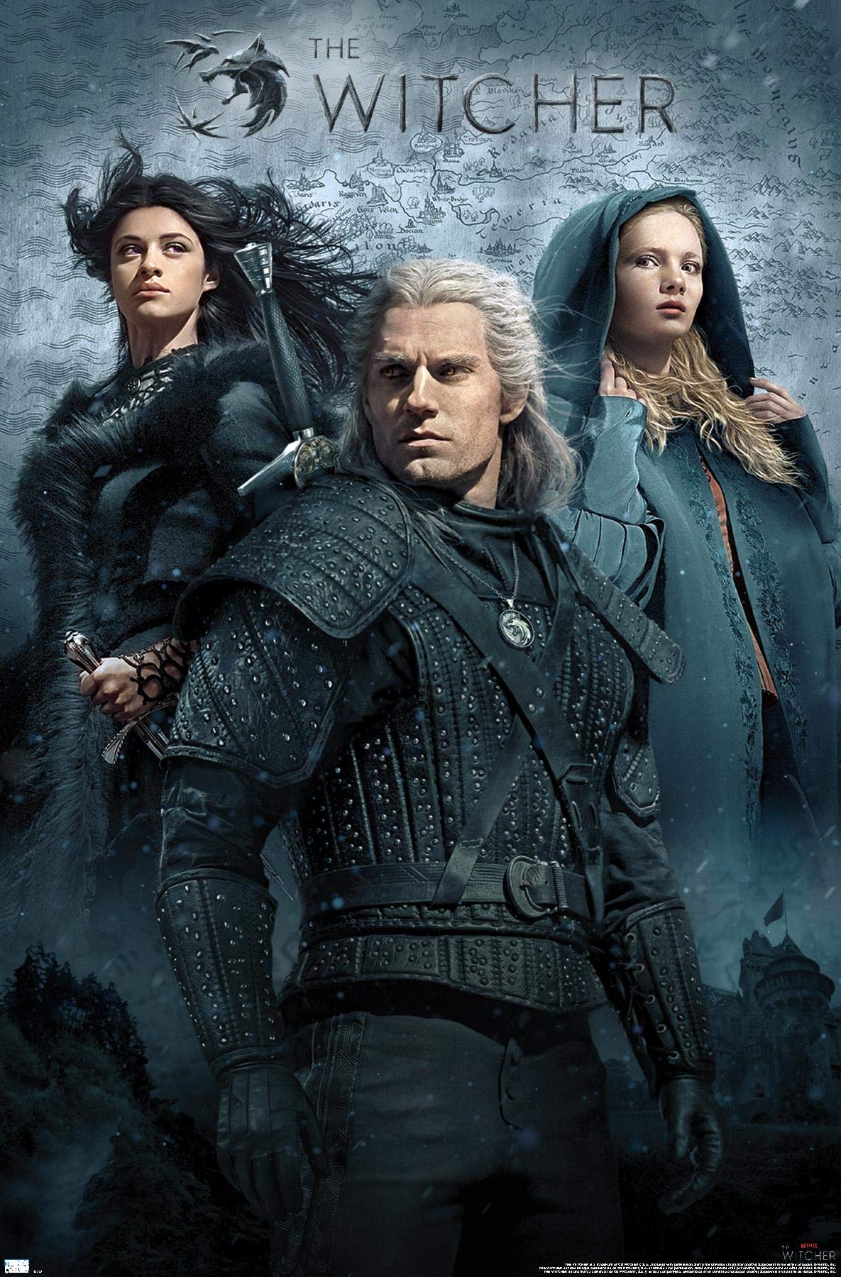 Trends International Netflix The Witcher - Key Art Wall Poster, 22.375'' X 34'', Unframed Version