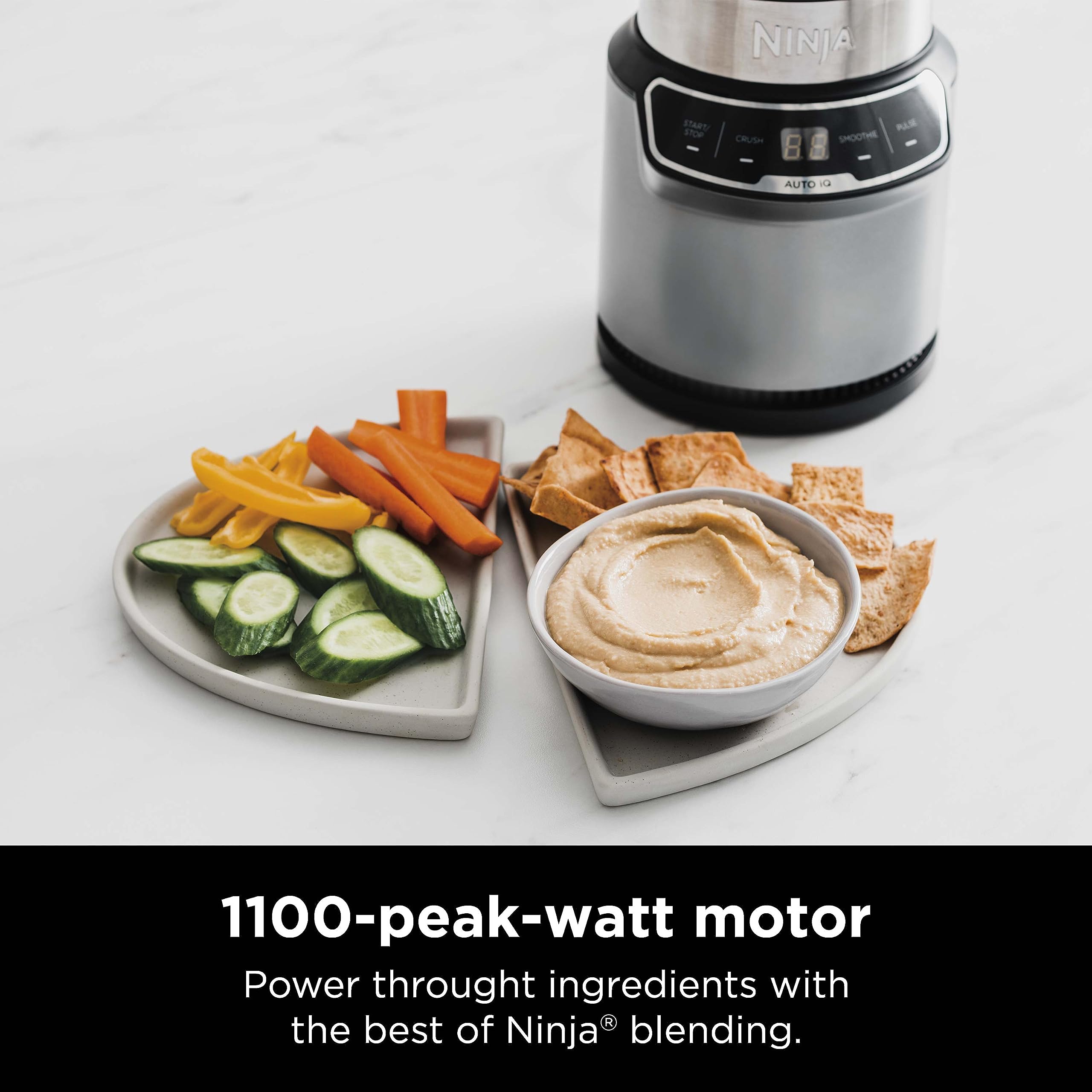 Ninja Bn401 Nutri Pro Compact Personal Blender, Auto-Iq Technology, 1000-Peak-Watts, For Frozen Drinks, Smoothies, Sauces & More