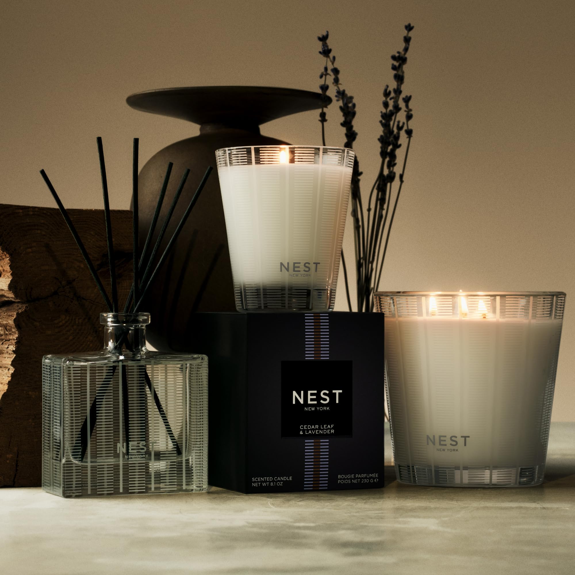NEST Fragrances Cedar Leaf & Lavender Scented Classic Candle