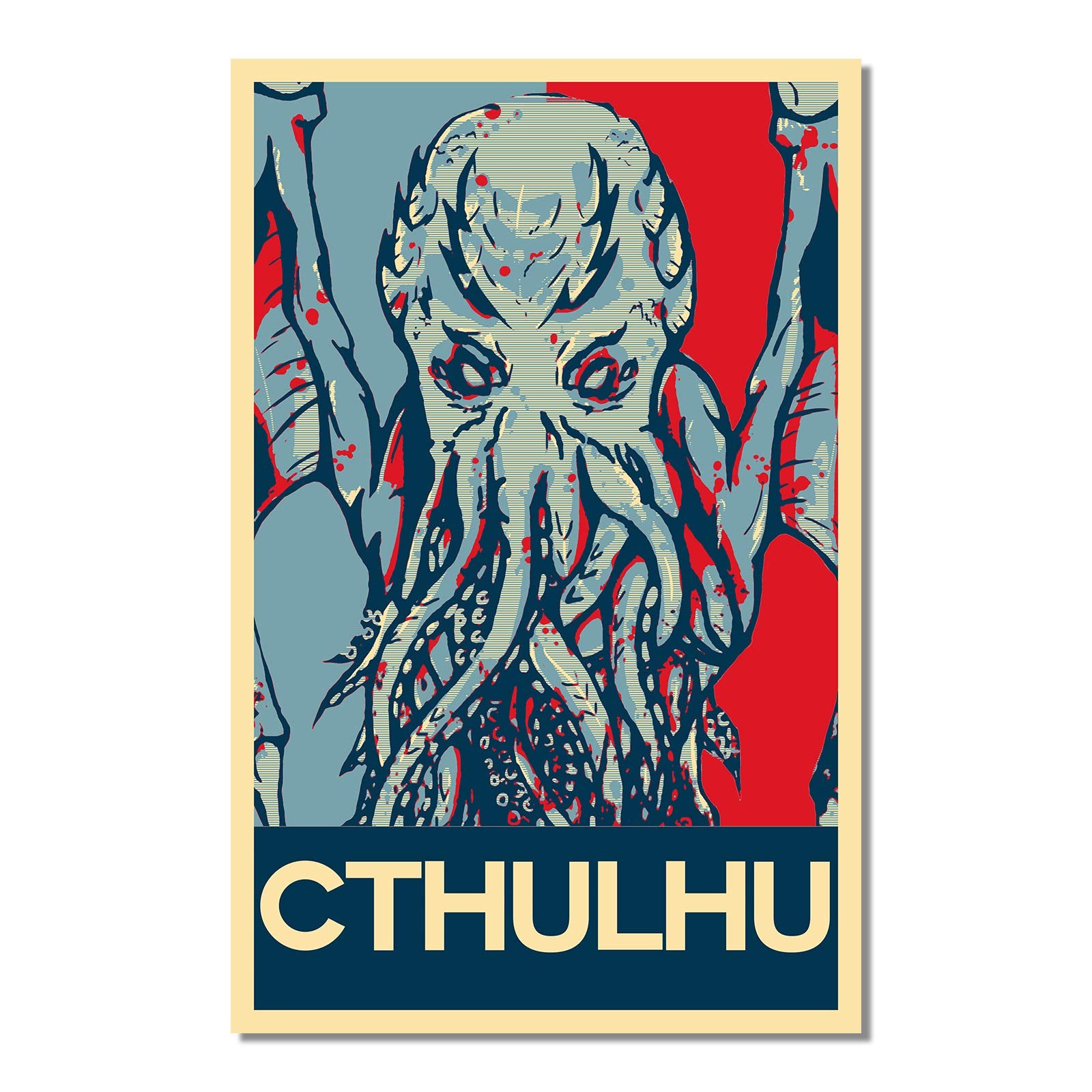 Evolvefish Cthulhu Poster - [11'' X 17'']