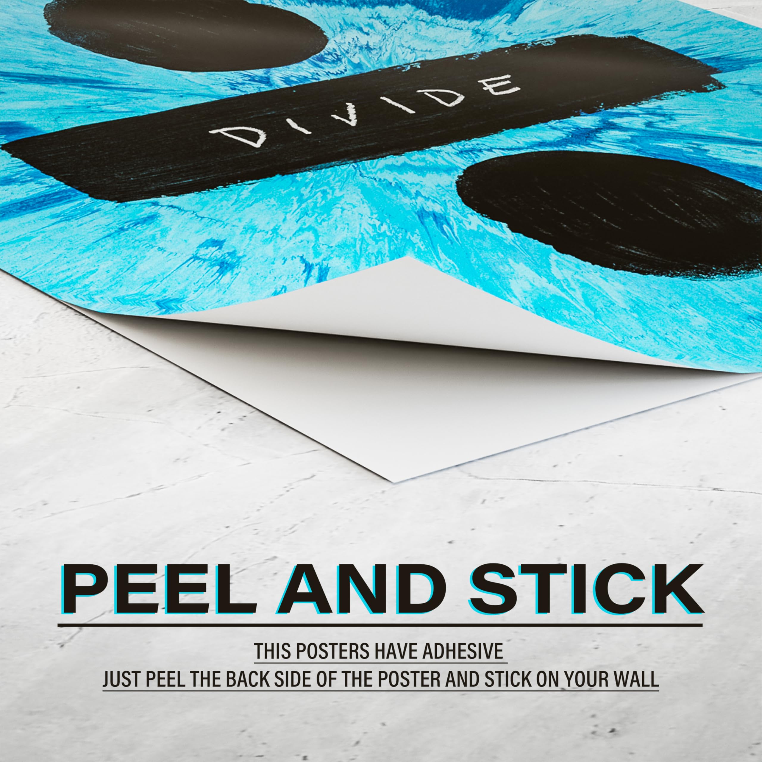 Redcloud Paper Set Of 70 Peel N Stick Self Adhesive Aesthetic Music Album Poster For Room Size - 4X4 Inches Poster For Bedroom,