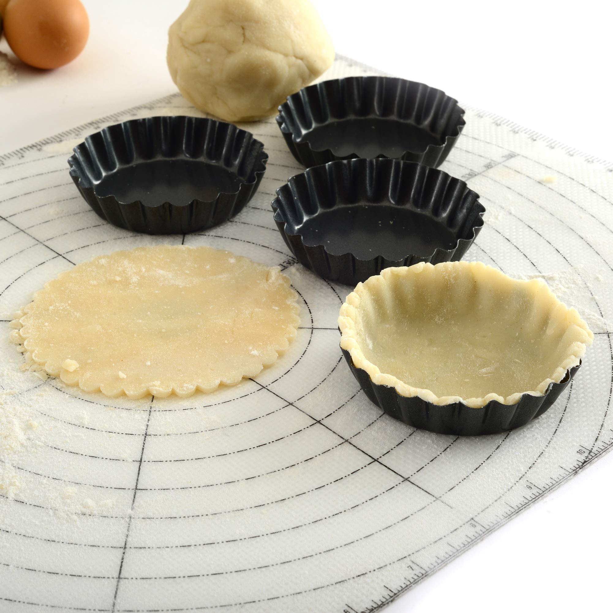 Norpro Non-Stick Tartlet Pans, Set Of 4, Metallic