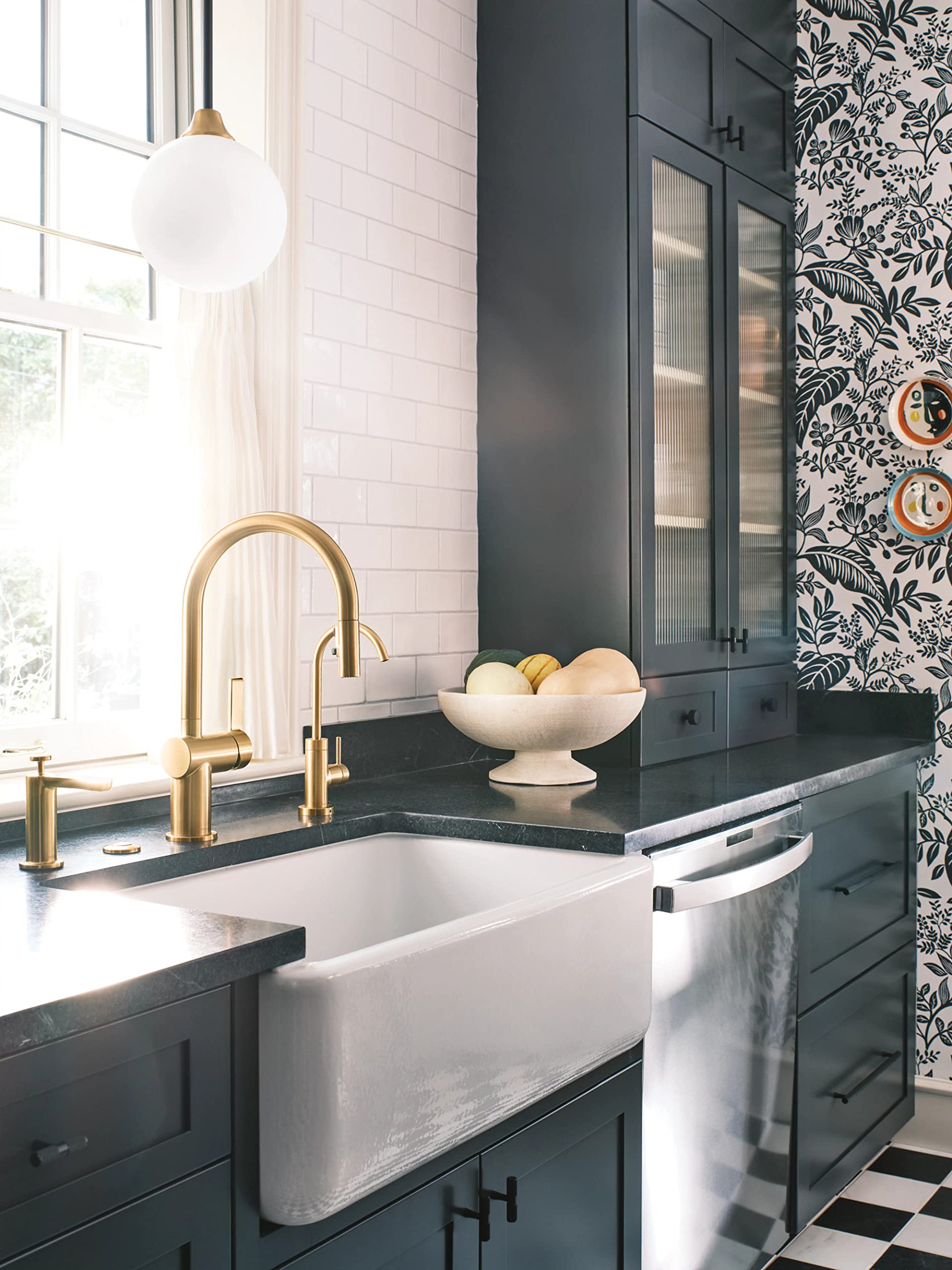 Moen S5530Bg Sip Modern Cold Water Kitchen Beverage Faucet With Optional Filtration System, Brushed Gold