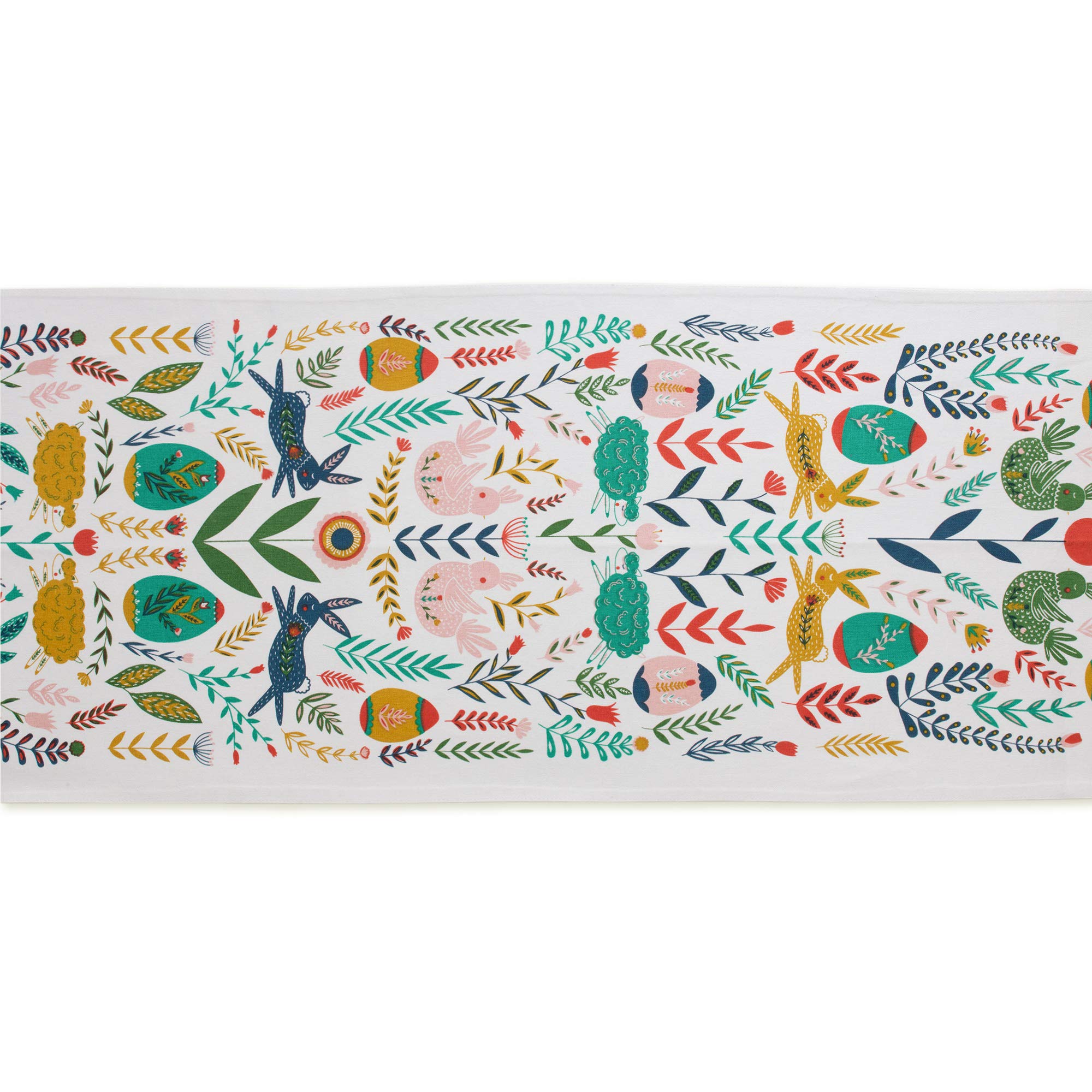 Dii Easter Folk Collection, Kitchen Tabletop, Table Runner, 14X108, Easter Folk