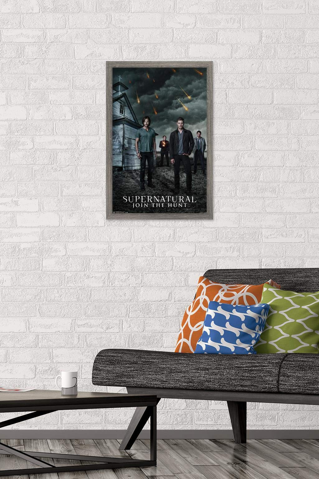 Trends International Supernatural-Church Wall Poster, 14.725'' X 22.375'', Barnwood Framed Version