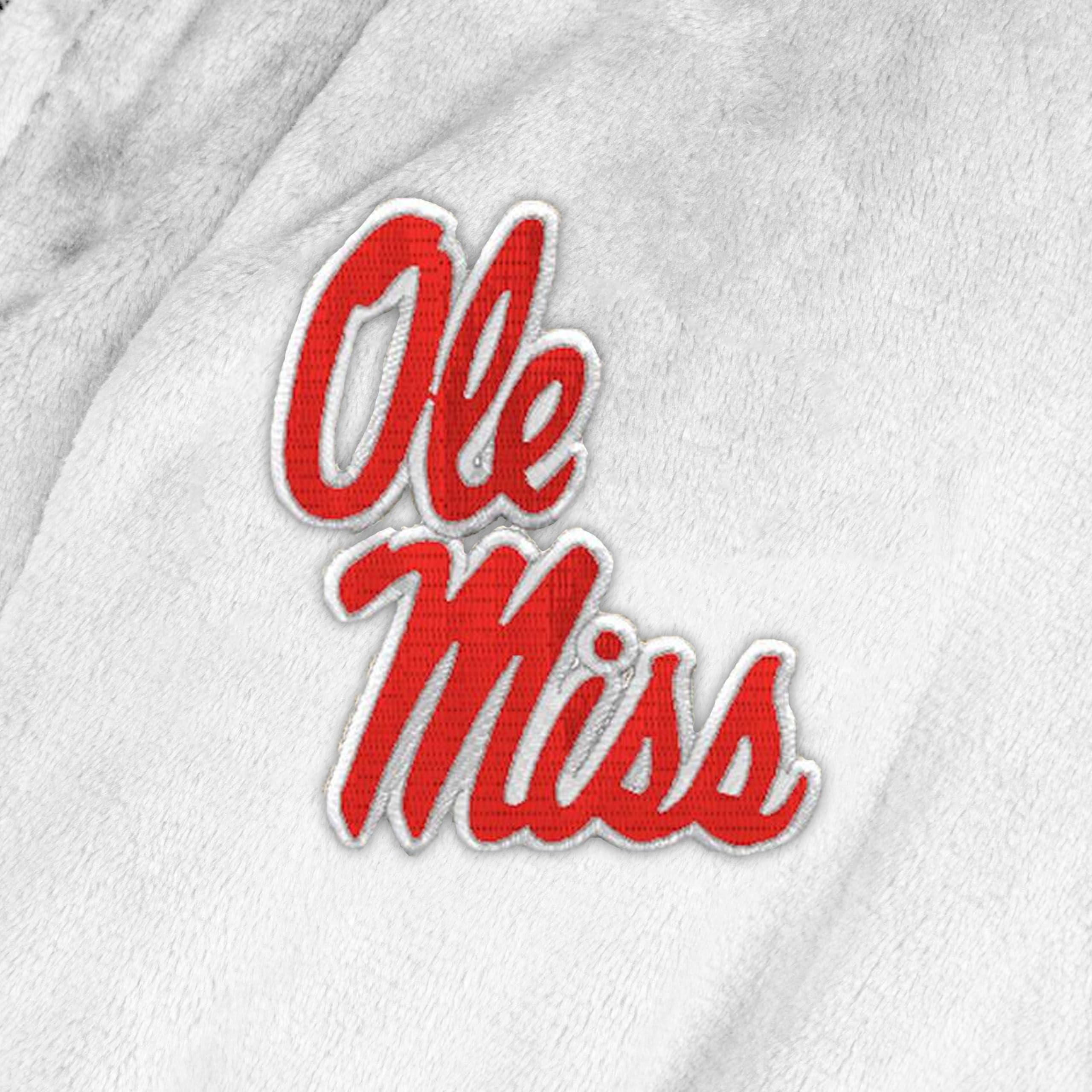 Mississippi Official Collegiate Men'S L/Xl Silk Touch Bath Robe(D0102Hp31Qa.)